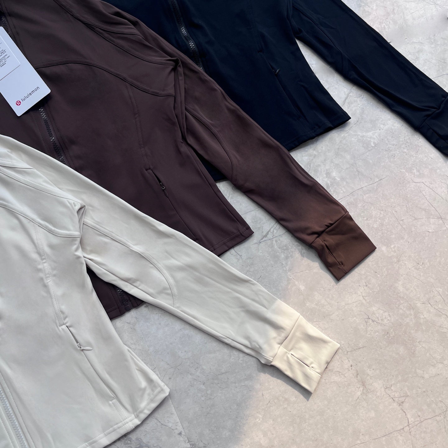 Pre-Owned Lululemon Slim-Fit Lightweight Zip Jacket – Women’s Everyday Activewear, 3 Colors, Like New