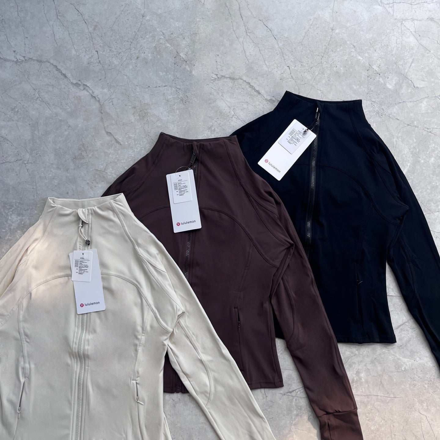 Pre-Owned Lululemon Slim-Fit Lightweight Zip Jacket – Women’s Everyday Activewear, 3 Colors, Like New