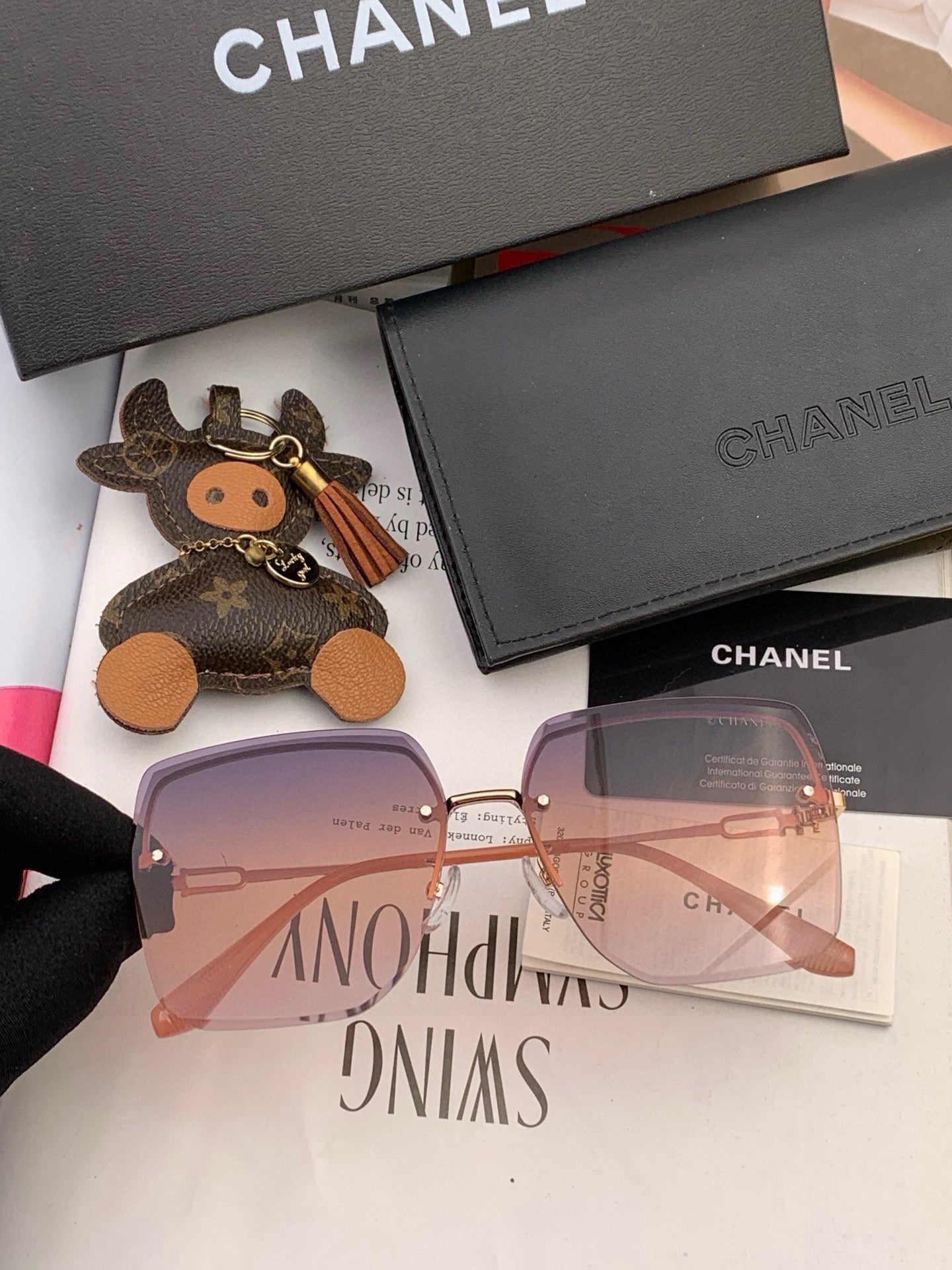 Authentic Pre-Owned Chanel Large Square Sunglasses – Iconic Statement Look