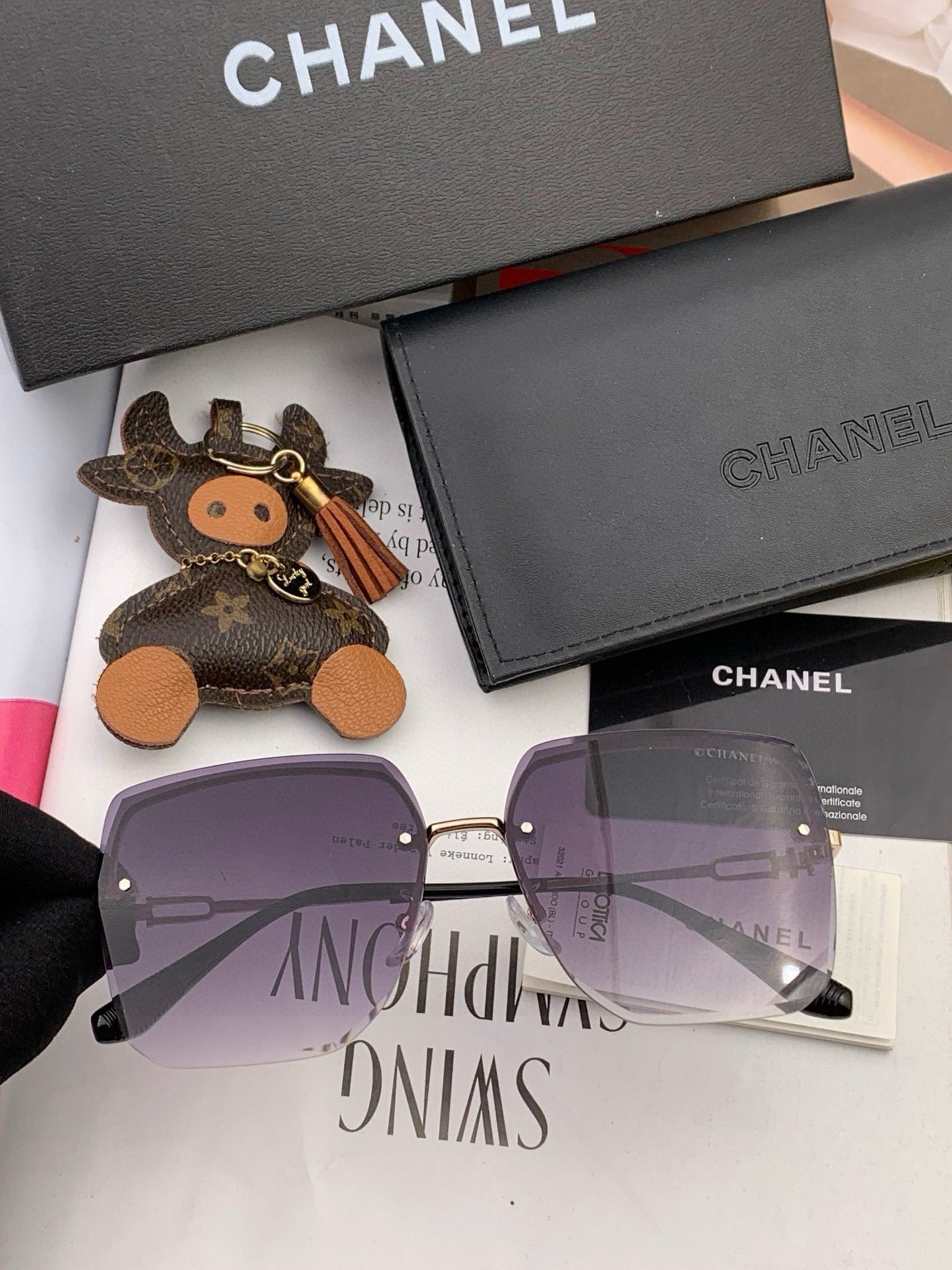Authentic Pre-Owned Chanel Large Square Sunglasses – Iconic Statement Look