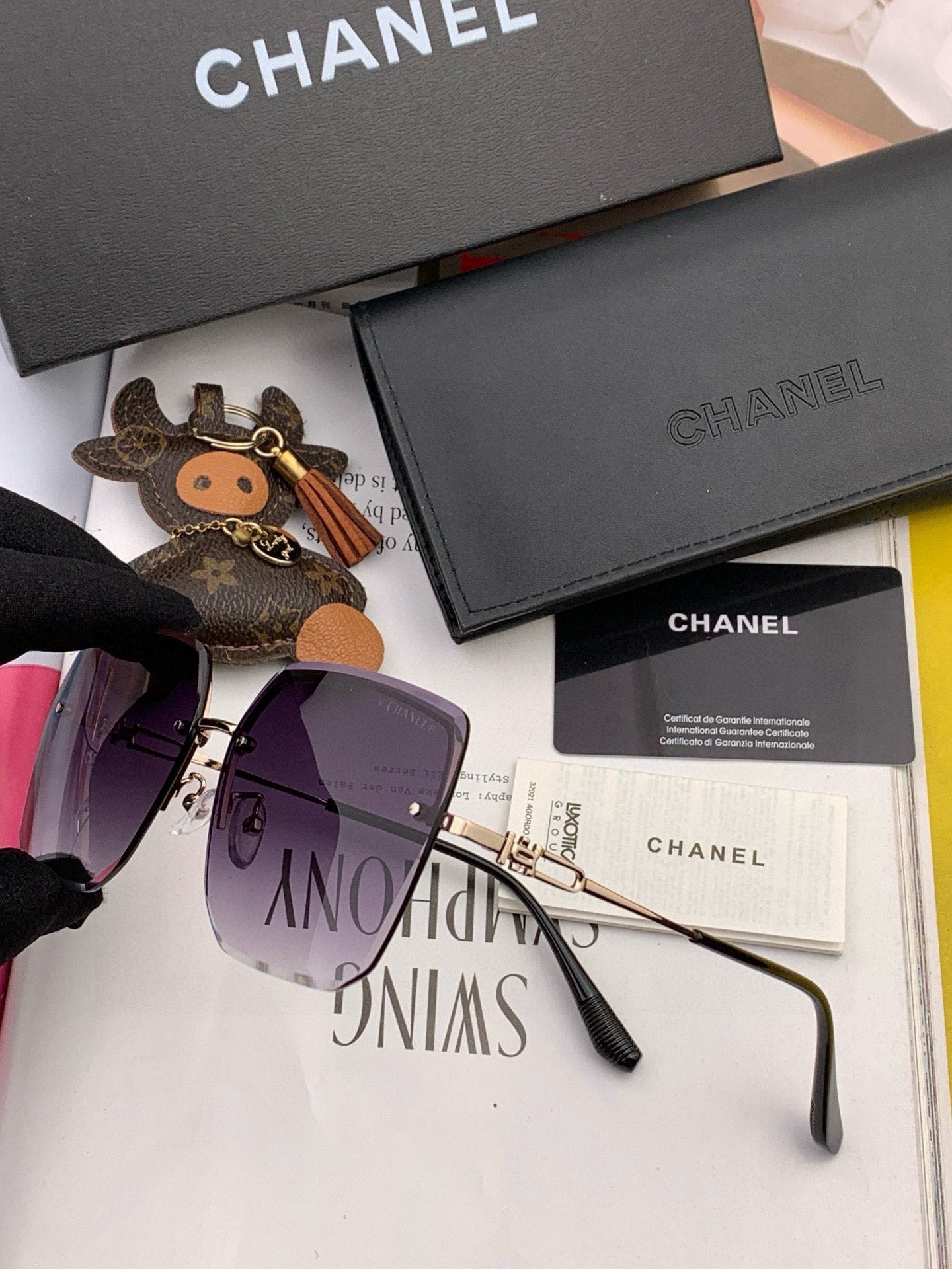 Authentic Pre-Owned Chanel Large Square Sunglasses – Iconic Statement Look
