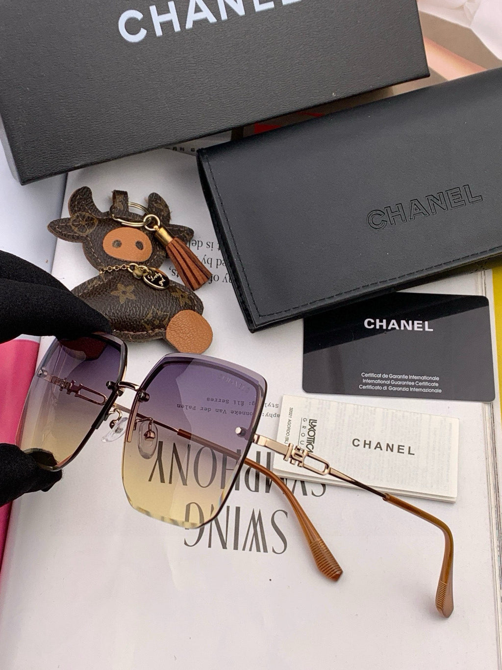 Authentic Pre-Owned Chanel Large Square Sunglasses – Iconic Statement Look