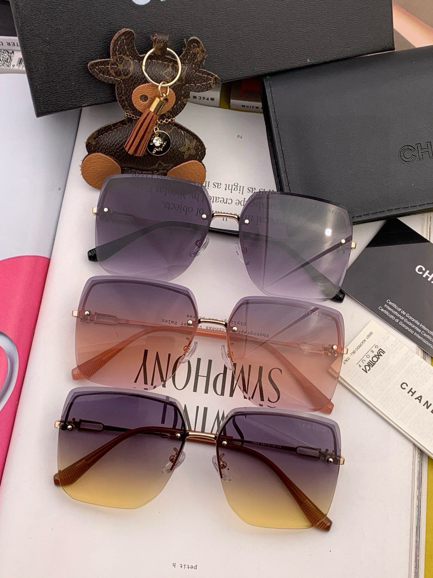 Authentic Pre-Owned Chanel Large Square Sunglasses – Iconic Statement Look