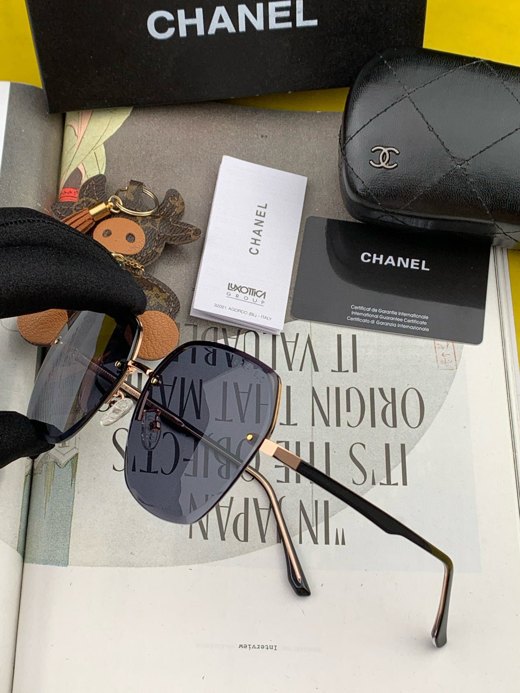 Authentic Pre-Owned Chanel Rimless Sunglasses – Soft Lilac Chic