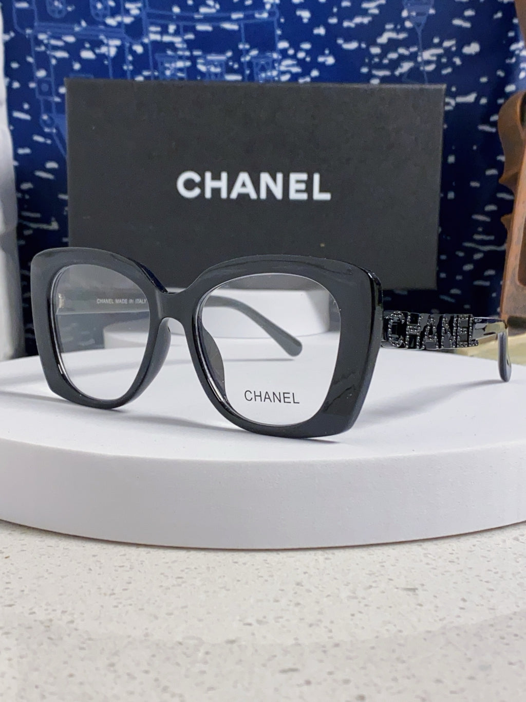 Pre-Owned Chanel CH5222 Optical Glasses – Elegant Square Acetate Frame