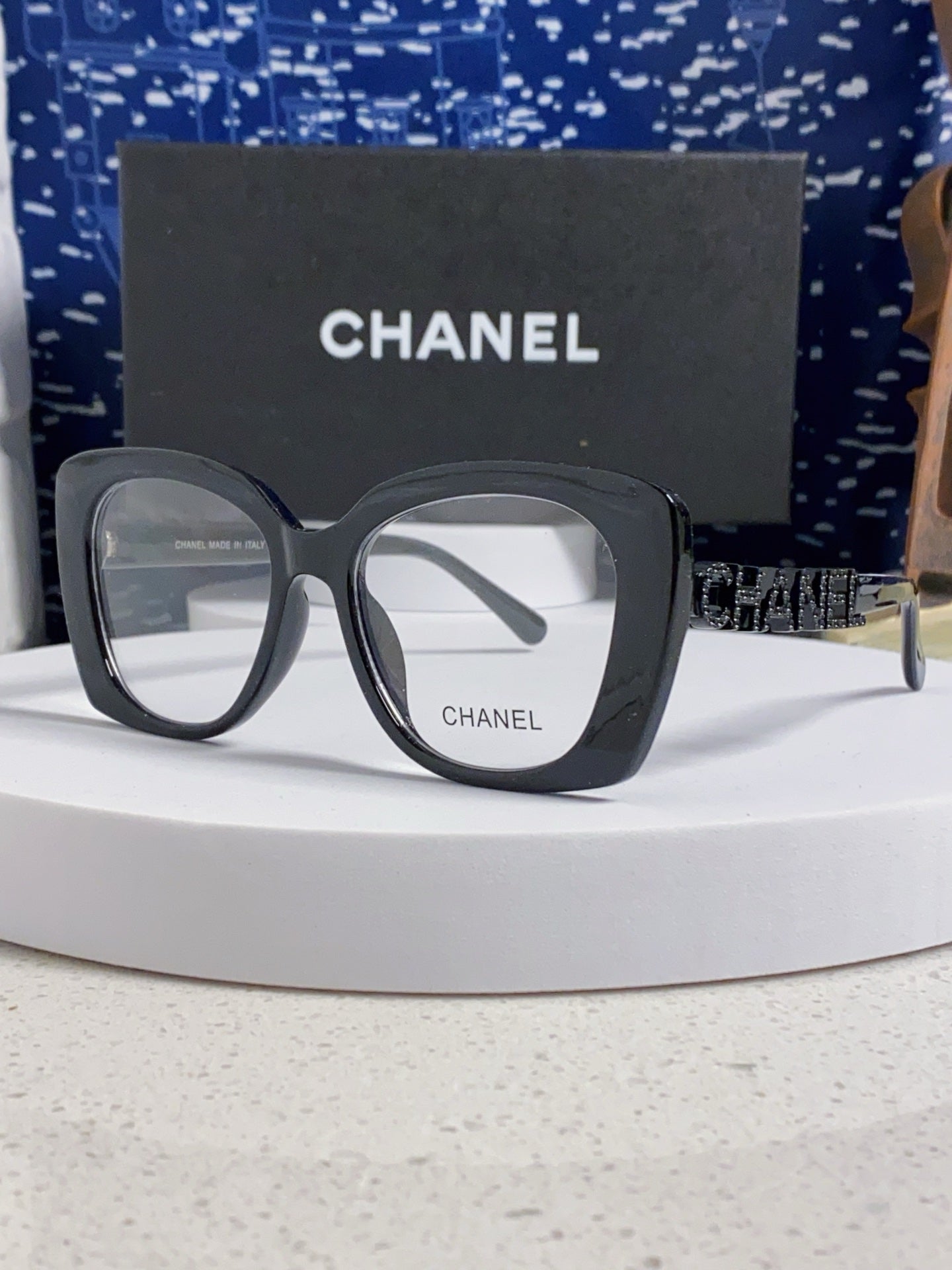 Pre-Owned Chanel CH5222 Optical Glasses – Elegant Square Acetate Frame
