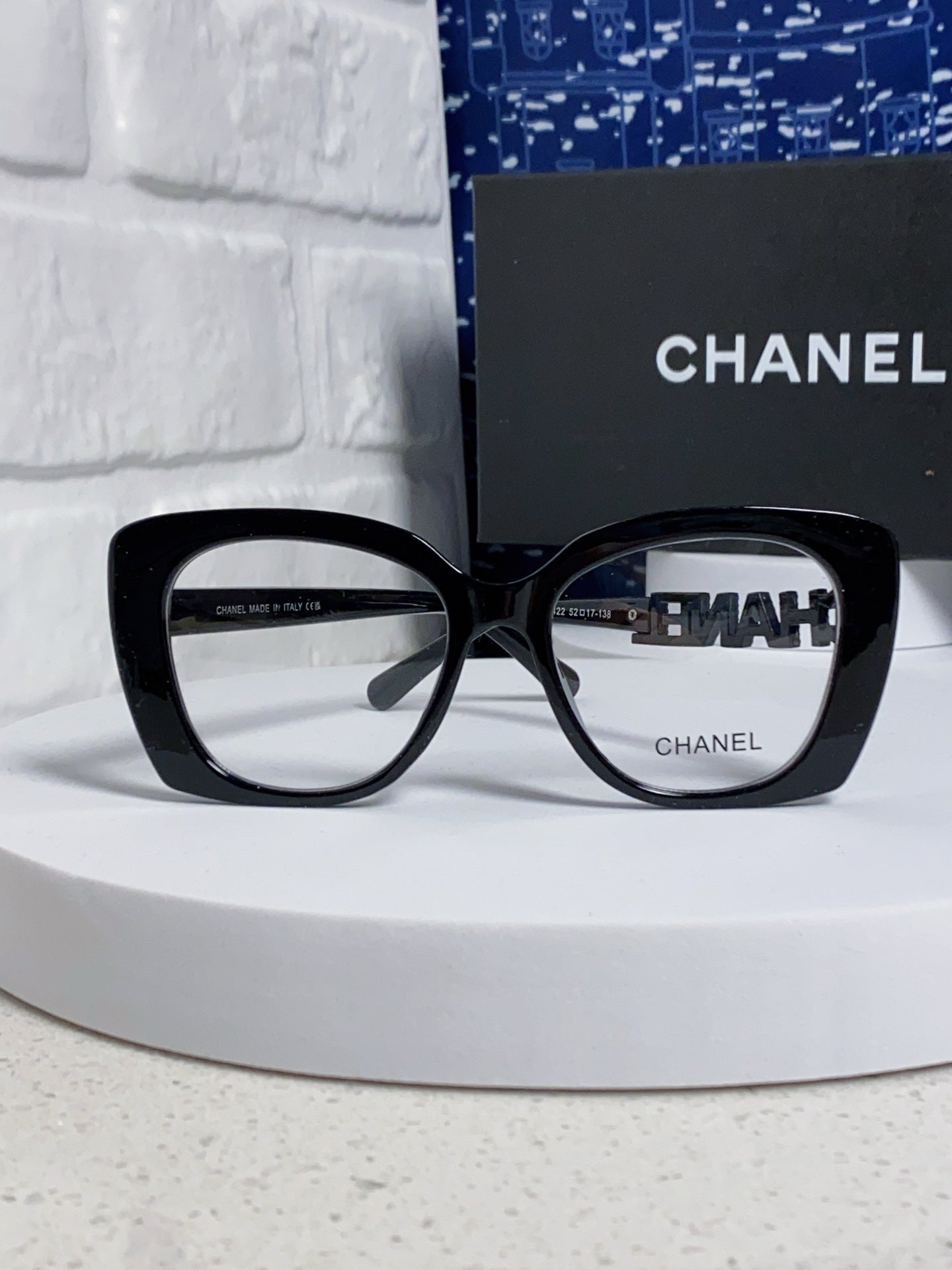 Pre-Owned Chanel CH5222 Optical Glasses – Elegant Square Acetate Frame