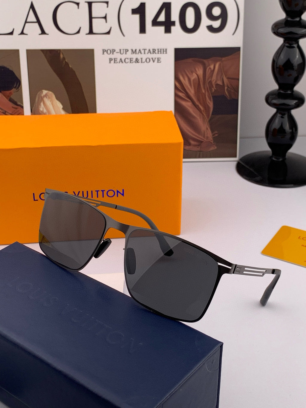 Pre-Owned Louis Vuitton LV Flight Square Aviator Sunglasses – 2025 Signature Pilot
