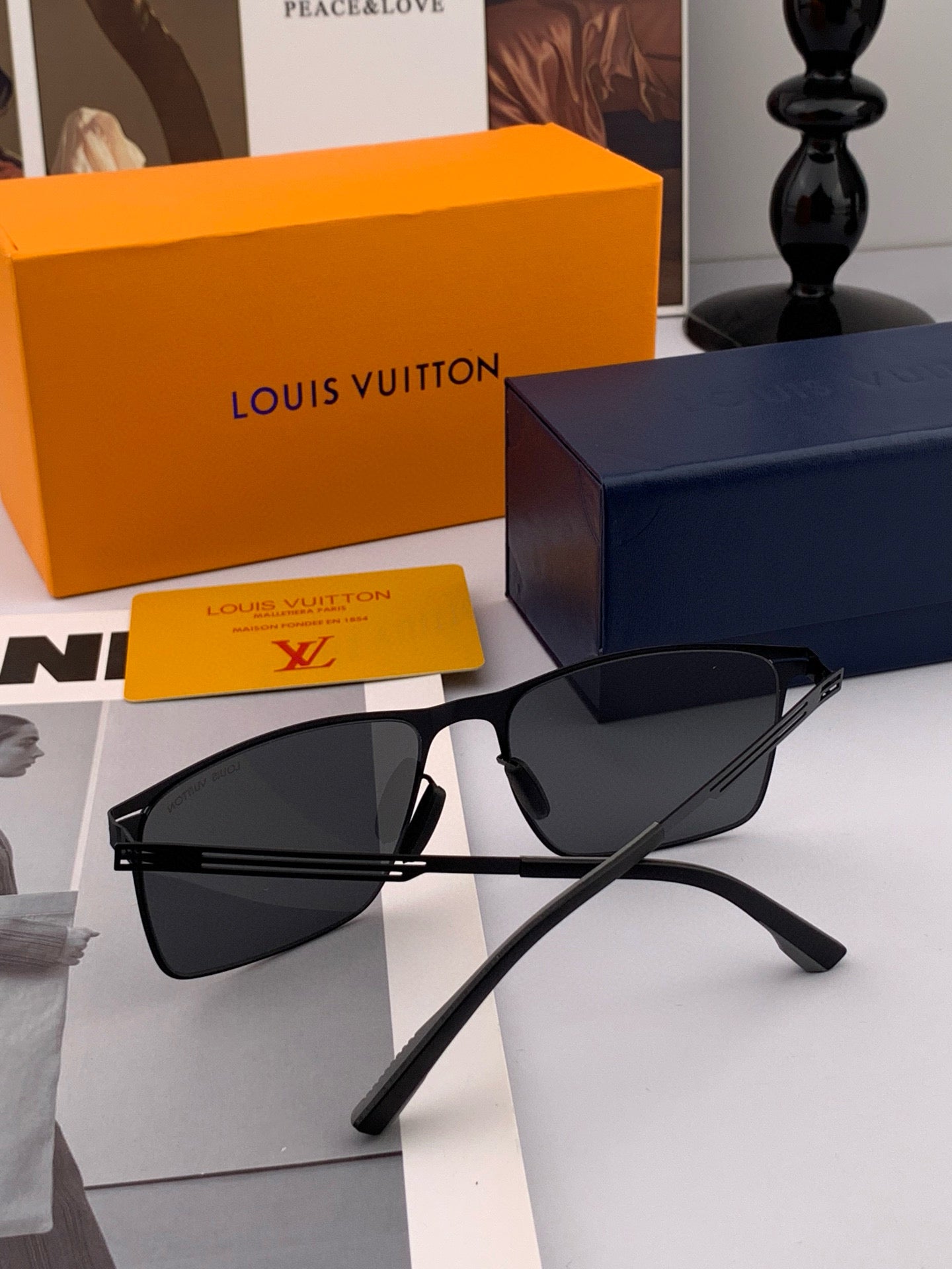 Pre-Owned Louis Vuitton LV Flight Square Aviator Sunglasses – 2025 Signature Pilot
