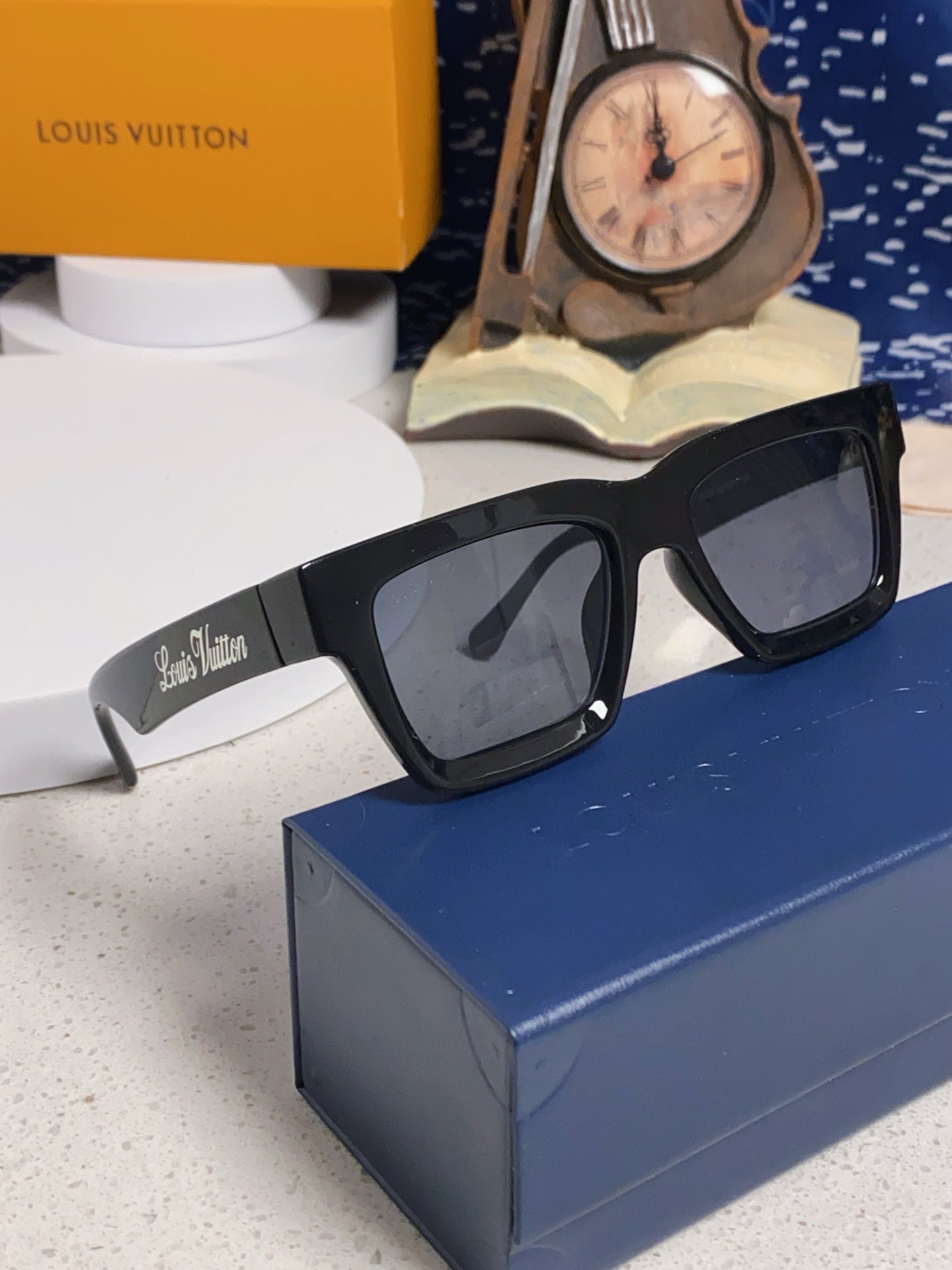 Authentic Pre-Owned Louis Vuitton Flight Aviators – Bold Brow Bar & LV Hinges