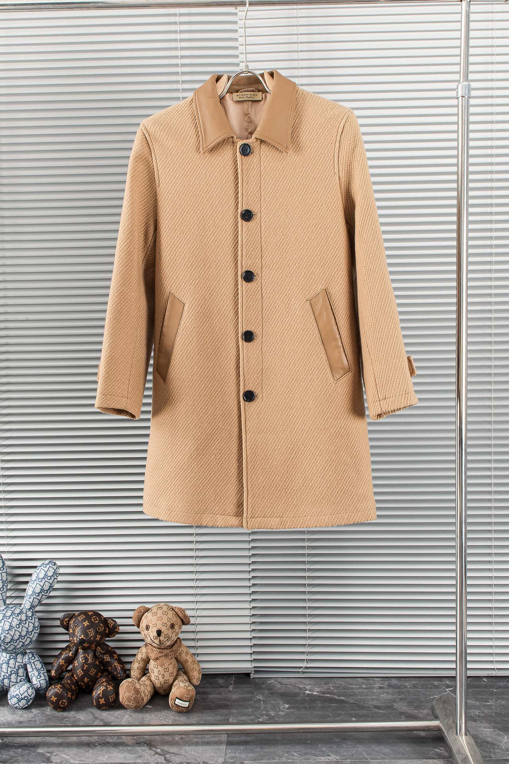 Pre-Owned Burberry Wool-Cashmere Coat – Like New Camel Longline Overcoat, Timeless Luxury