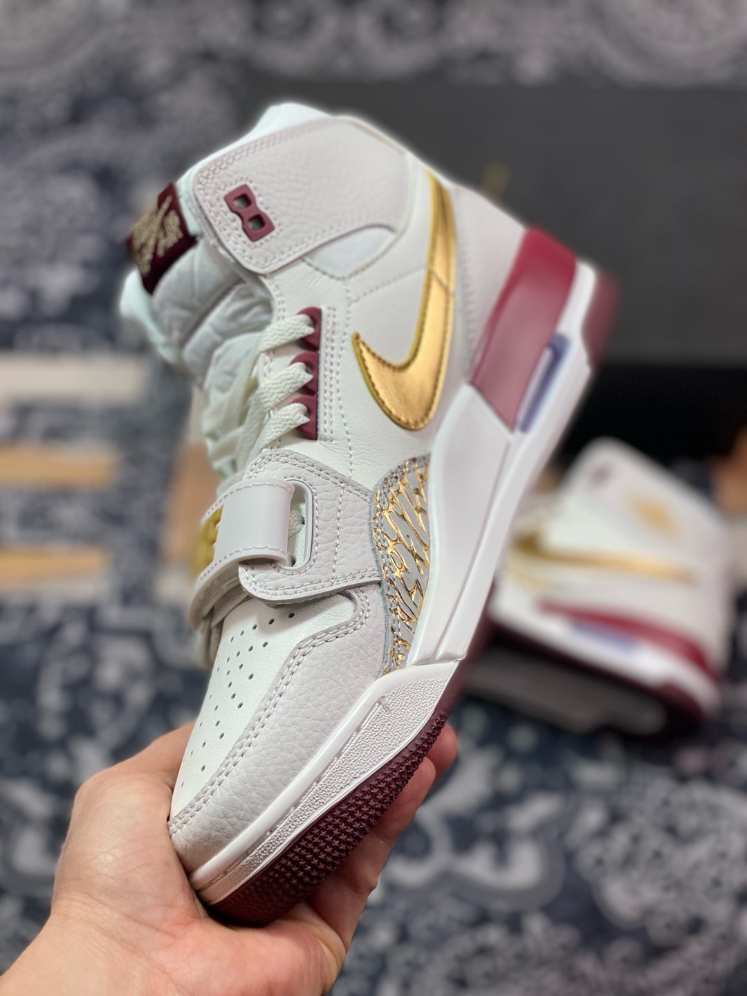 Pre-Owned Air Jordan Legacy AJ312 High CNY White/Red/Yellow B4914-161