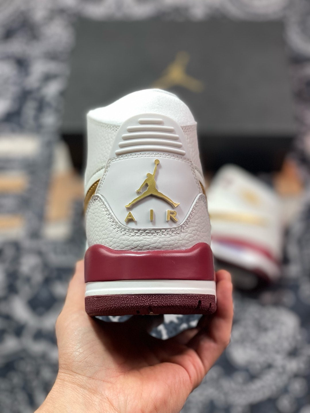 Pre-Owned Air Jordan Legacy AJ312 High CNY White/Red/Yellow B4914-161