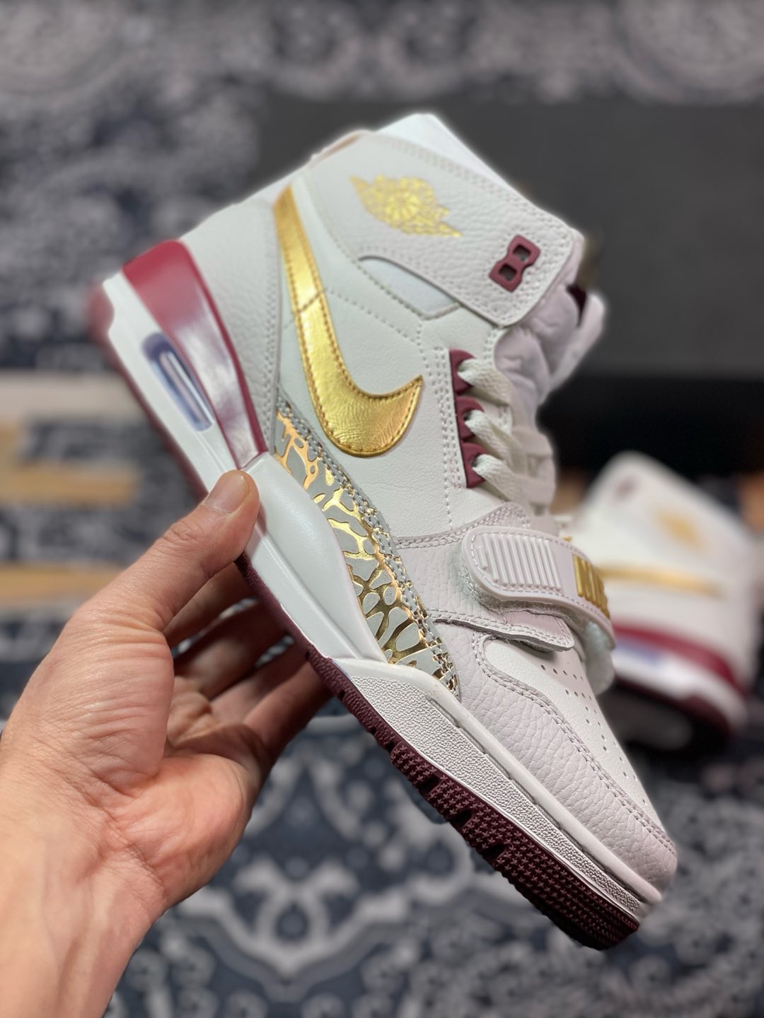 Pre-Owned Air Jordan Legacy AJ312 High CNY White/Red/Yellow B4914-161