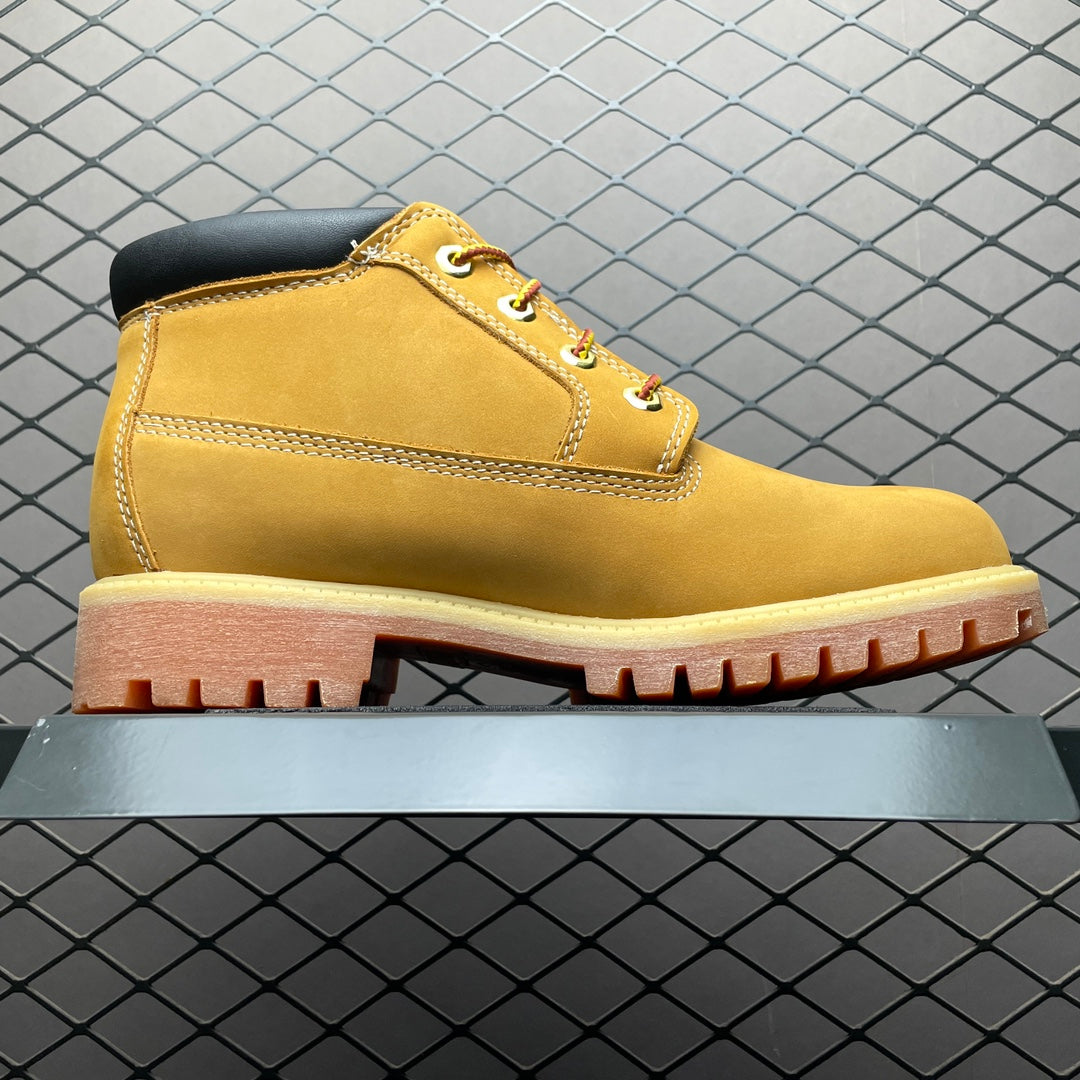 Pre-Owned Timberland Classic Yellow Nubuck Work Boots (Low/Mid/High)