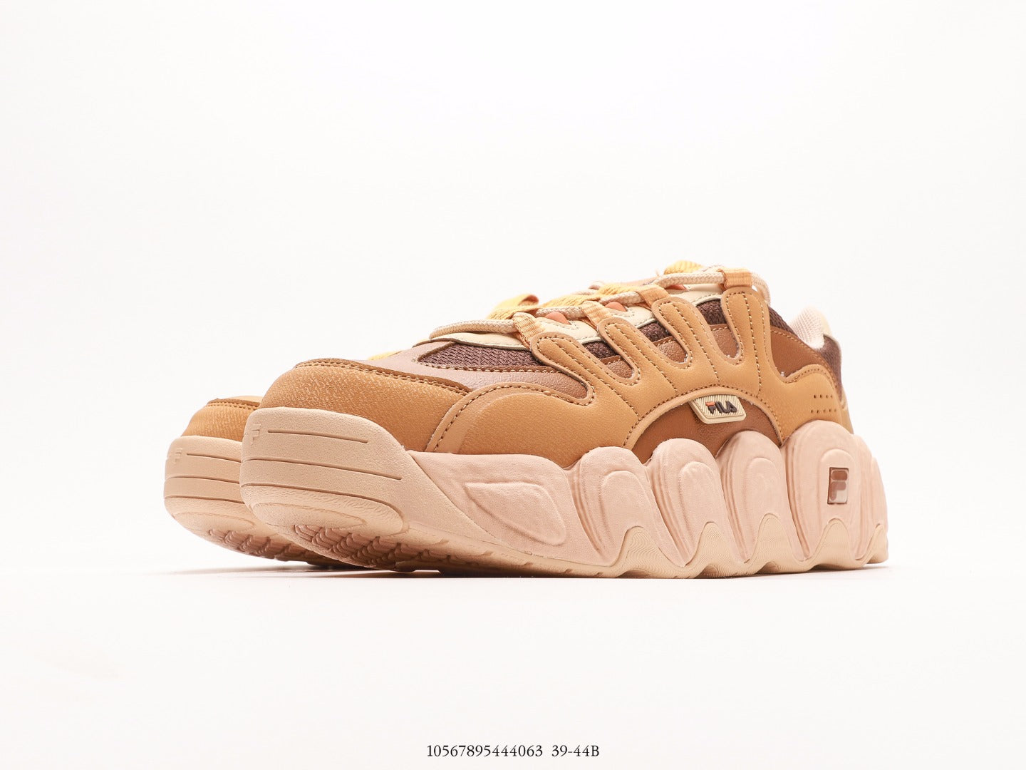 Fila Fusion Croissant Retro Chunky Sneakers with EVA Sole 4.5cm