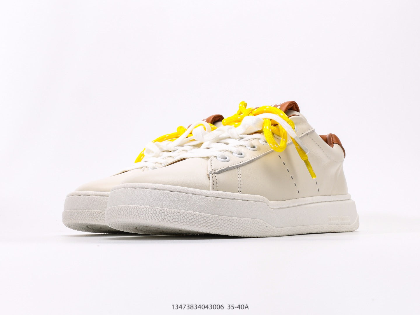 Pre-Owned Miu Miu Canvas Low-Top Sneakers with Logo Patch