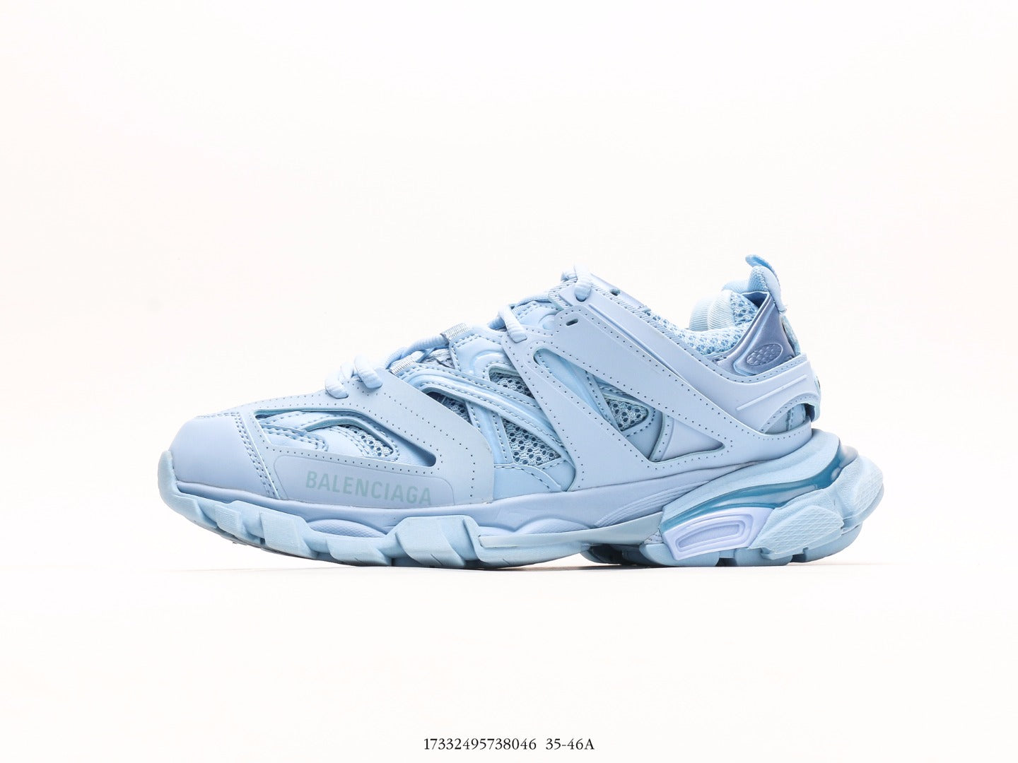 Pre-Owned Balenciaga Triple S Blue Sneakers