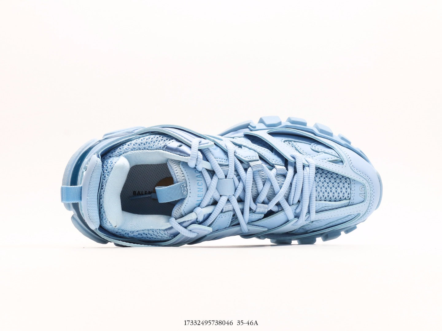 Pre-Owned Balenciaga Triple S Blue Sneakers
