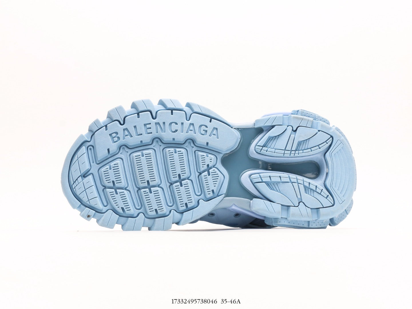 Pre-Owned Balenciaga Triple S Blue Sneakers