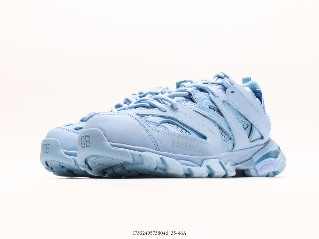 Pre-Owned Balenciaga Triple S Blue Sneakers