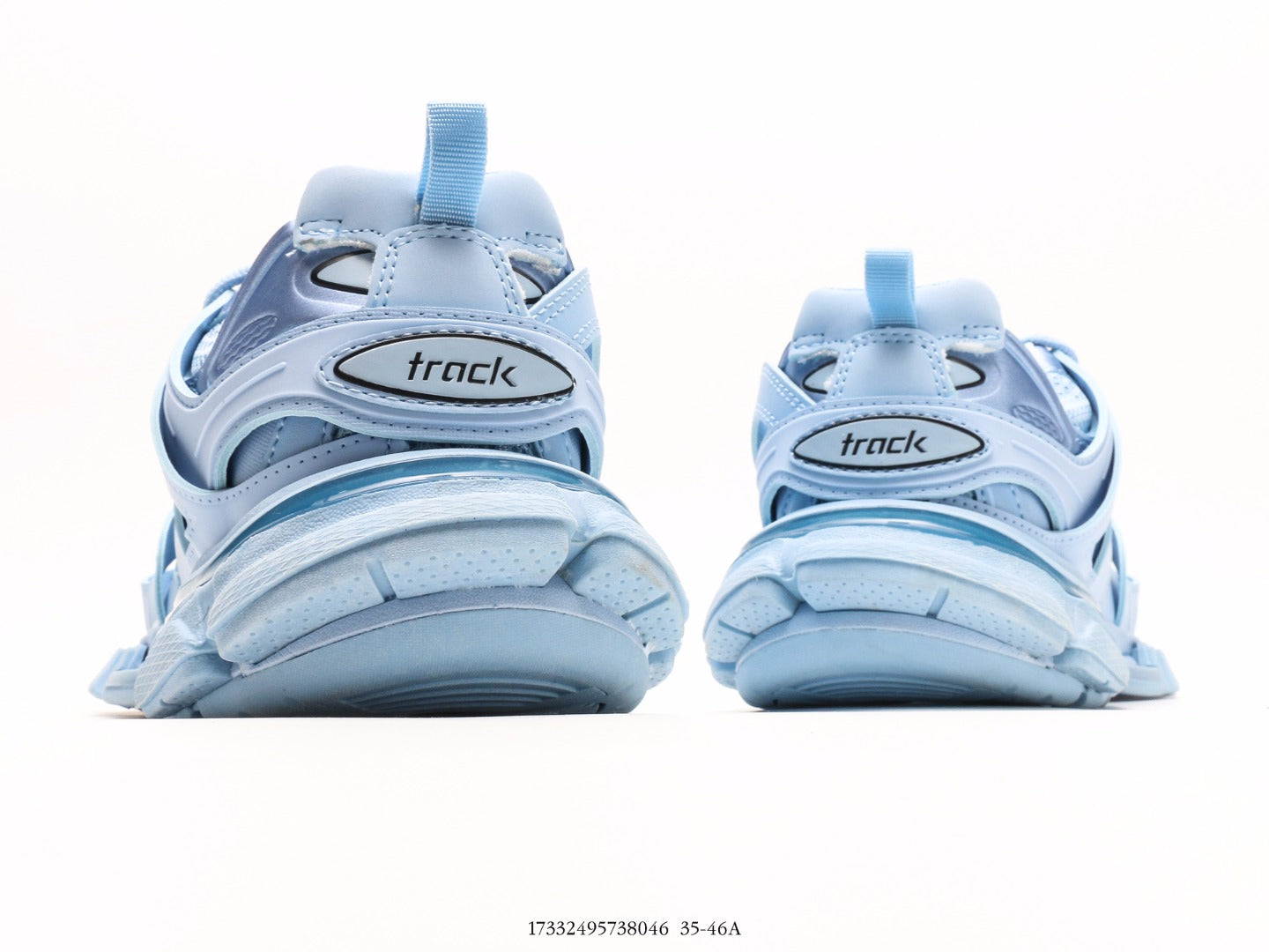 Pre-Owned Balenciaga Triple S Blue Sneakers