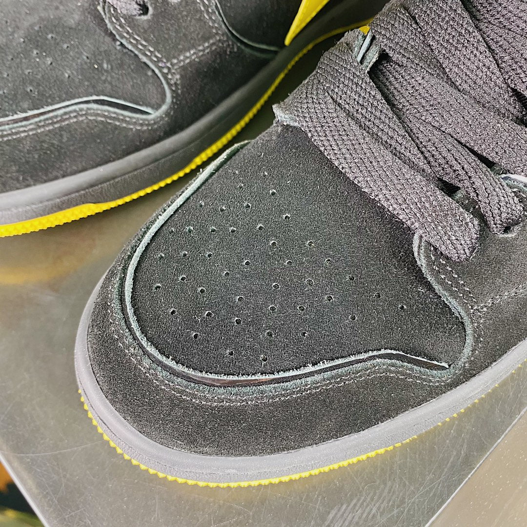 Pre-Owned BAPE x Human Made Bapesta Black Yellow Sneakers