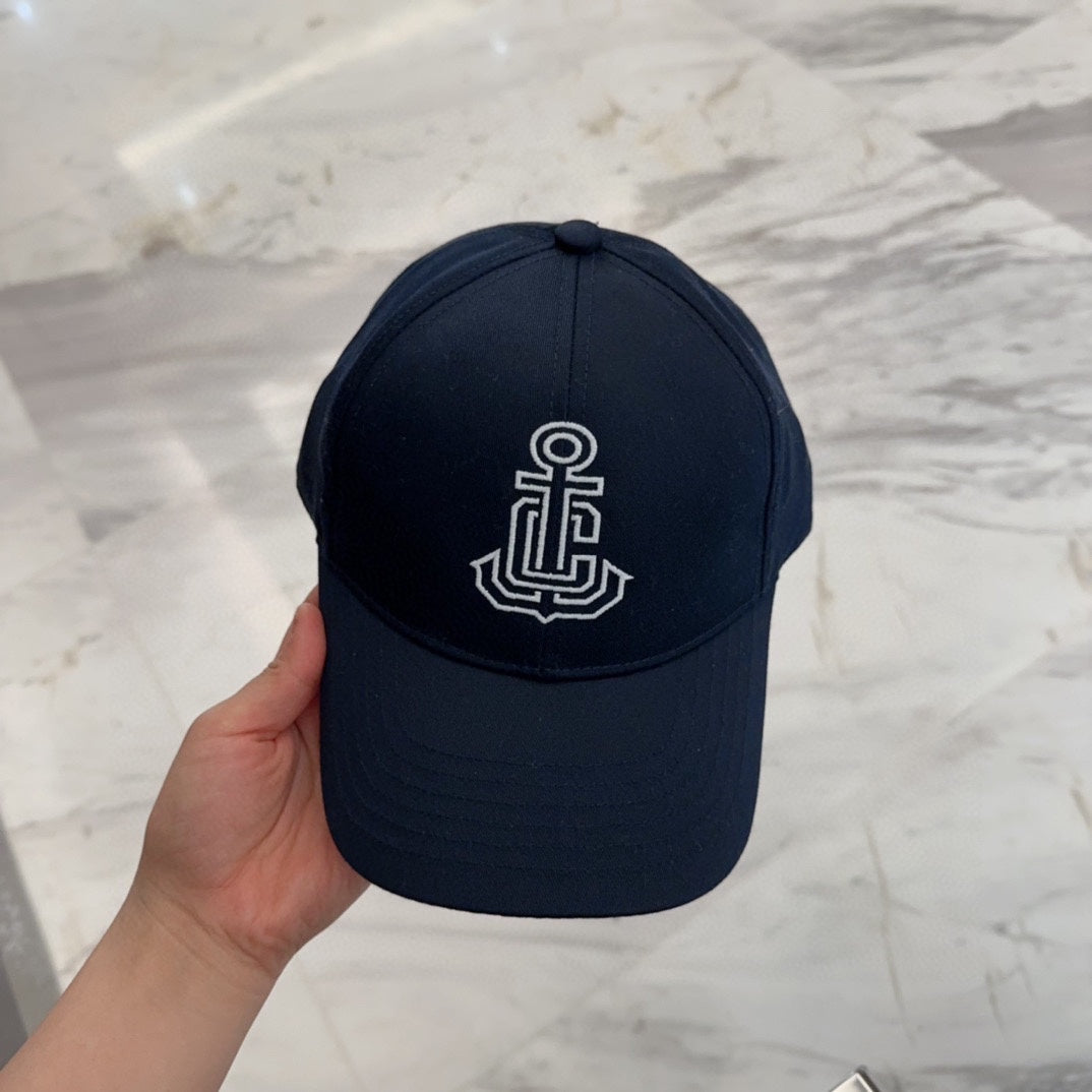 Pre-Owned CELINE Embroidered Anchor Baseball Cap