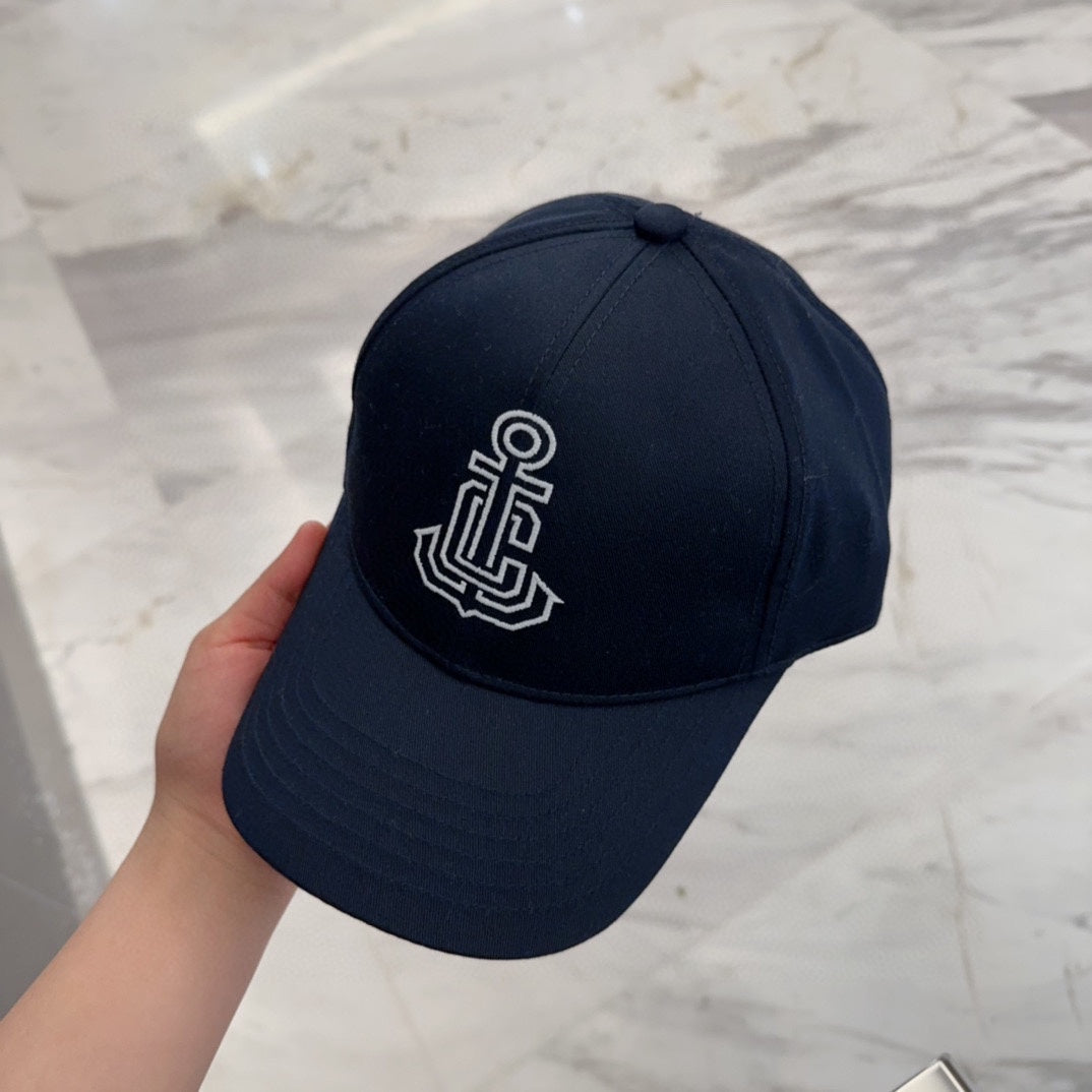 Pre-Owned CELINE Embroidered Anchor Baseball Cap
