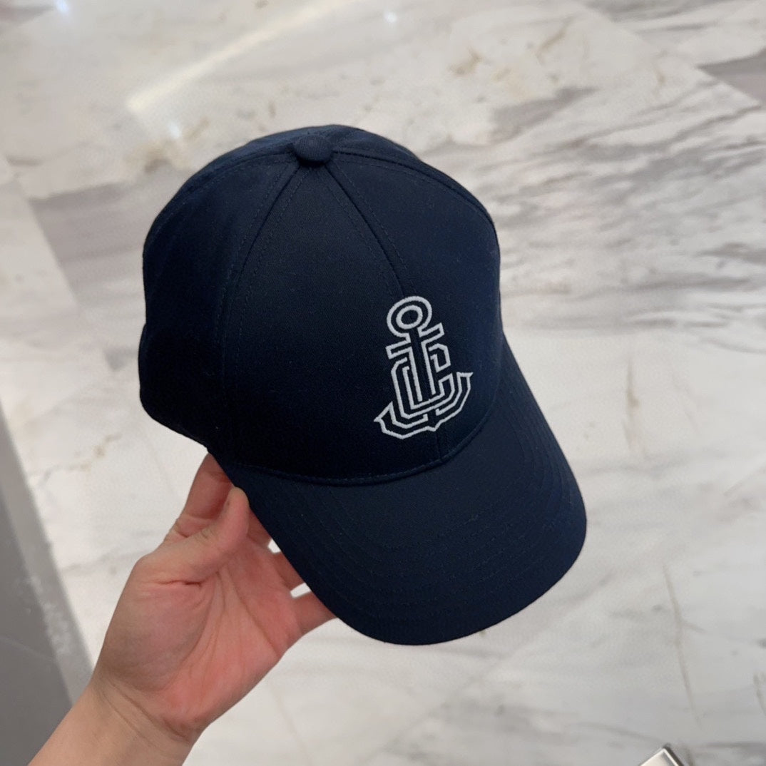 Pre-Owned CELINE Embroidered Anchor Baseball Cap