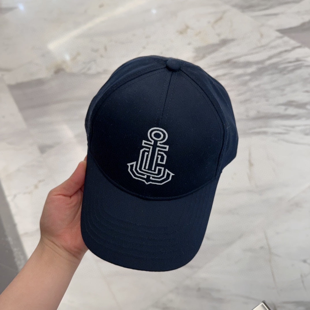 Pre-Owned CELINE Embroidered Anchor Baseball Cap