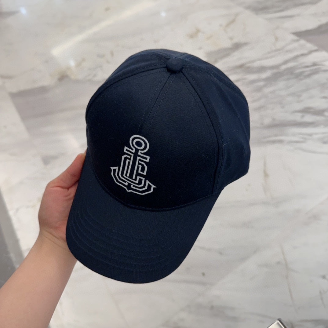 Pre-Owned CELINE Embroidered Anchor Baseball Cap