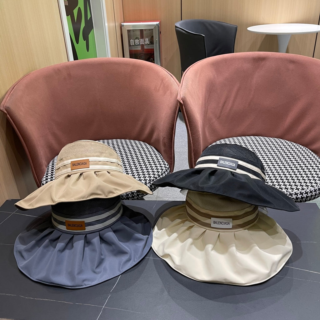 Pre-Owned Balenciaga Summer Wide Brim Sun Hat