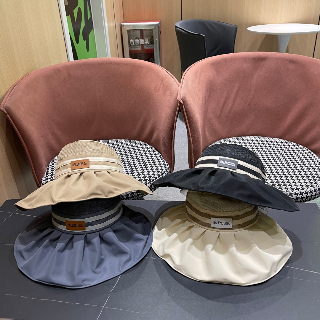 Pre-Owned Balenciaga Summer Wide Brim Sun Hat