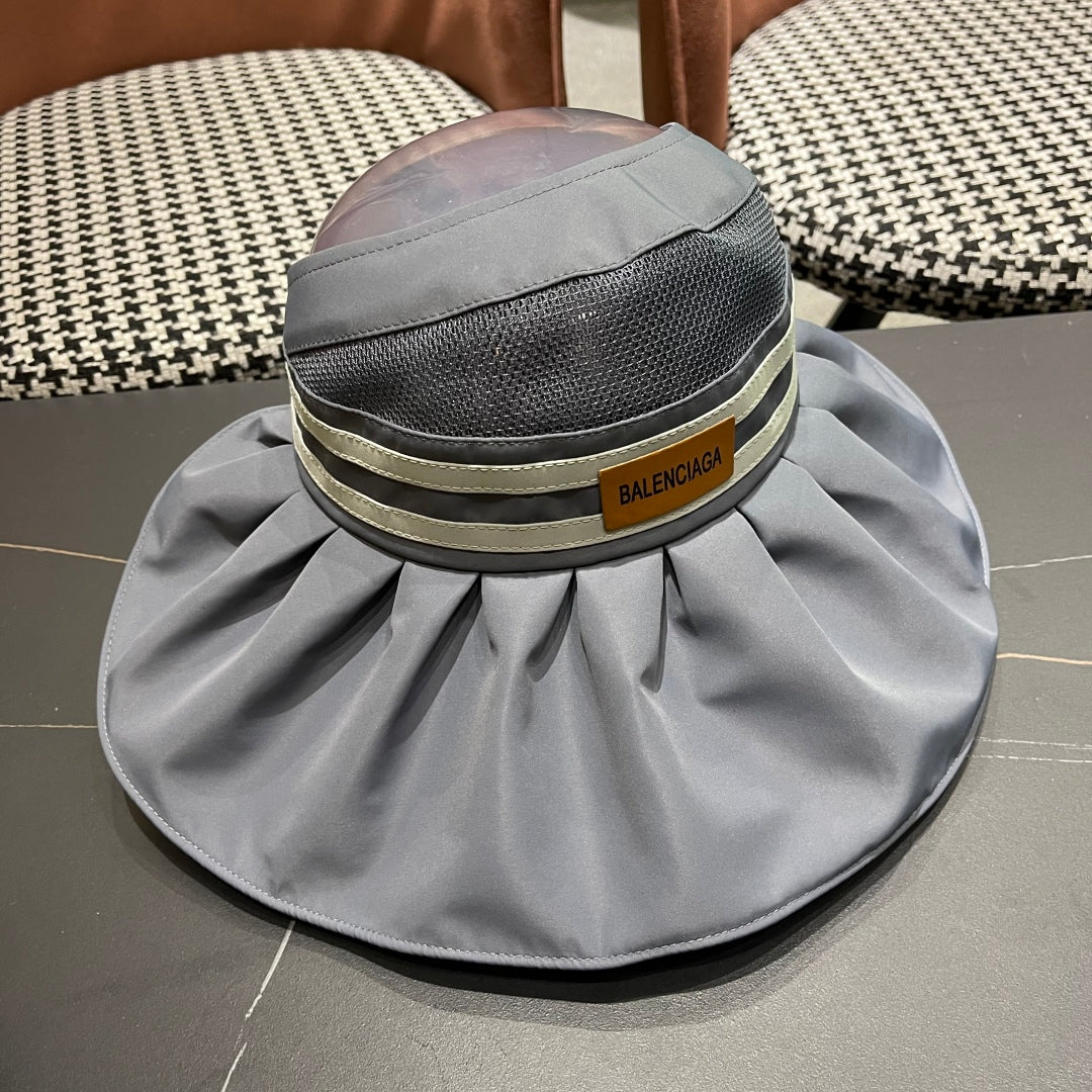 Pre-Owned Balenciaga Summer Wide Brim Sun Hat