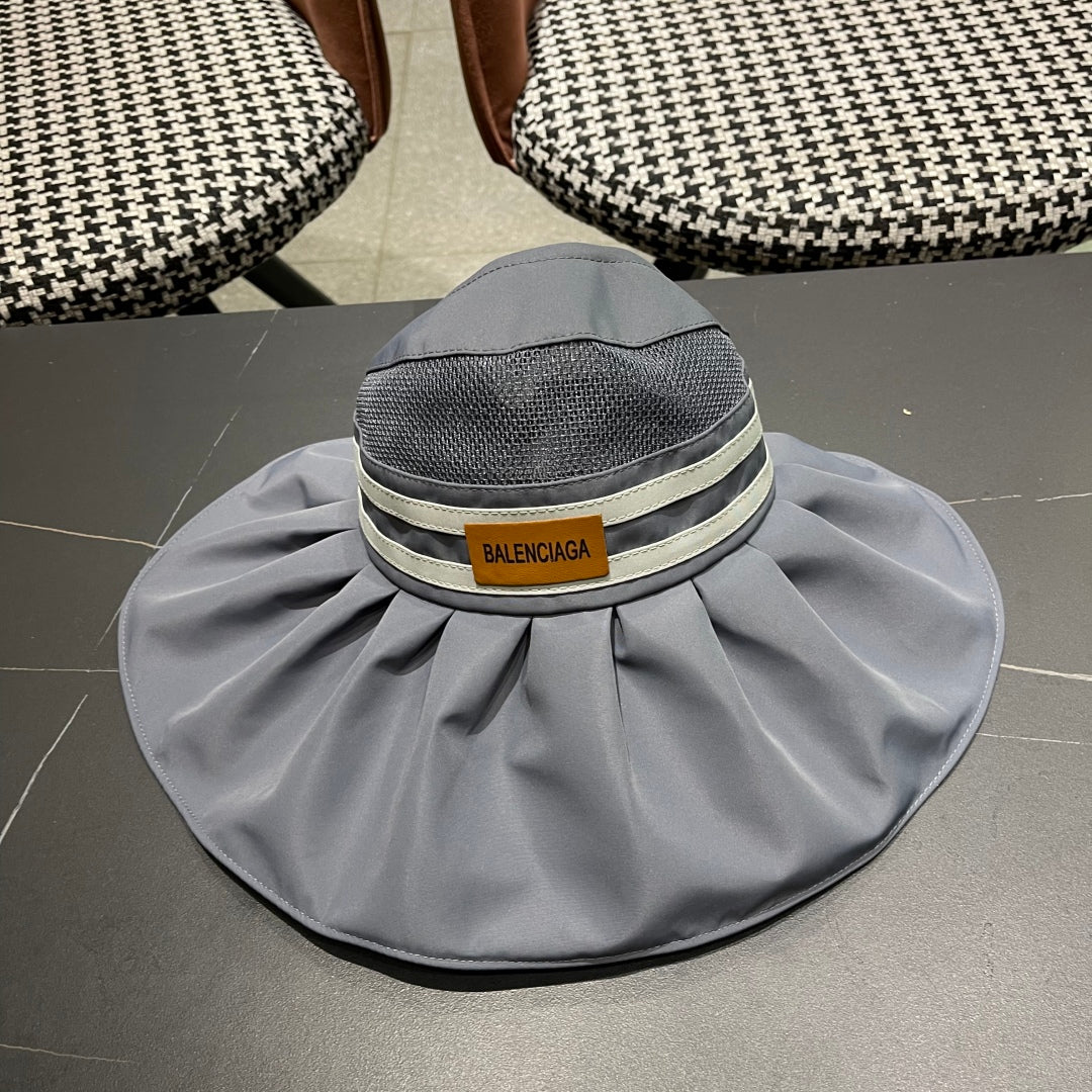 Pre-Owned Balenciaga Summer Wide Brim Sun Hat