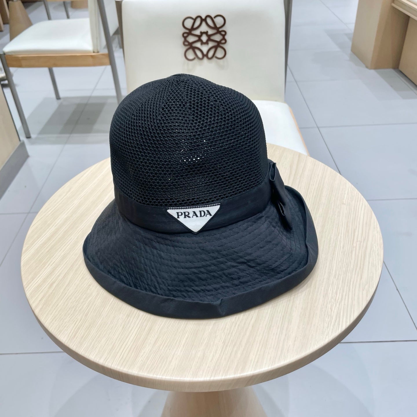 Pre-Owned Prada Knit Fabric Bucket Hat