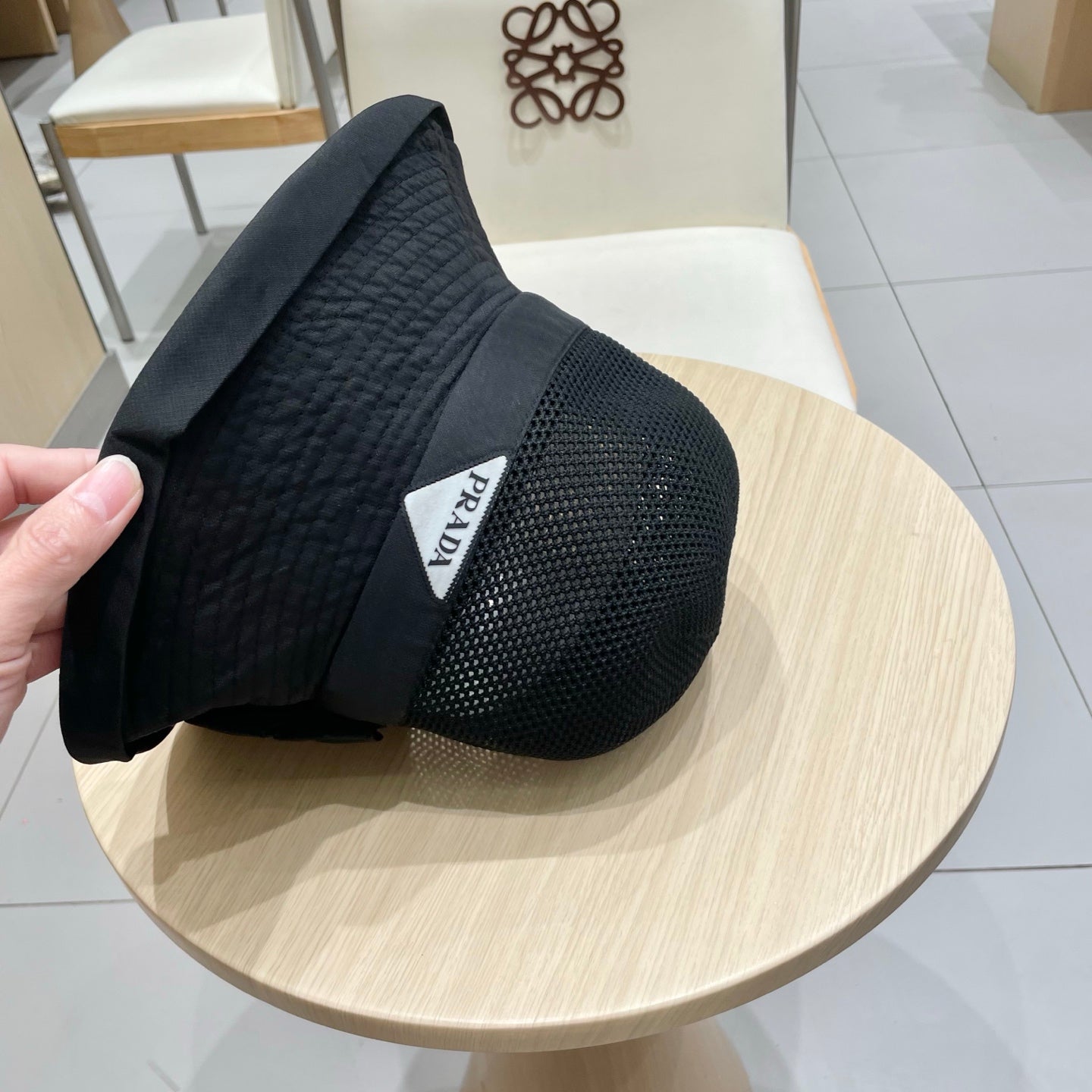Pre-Owned Prada Knit Fabric Bucket Hat