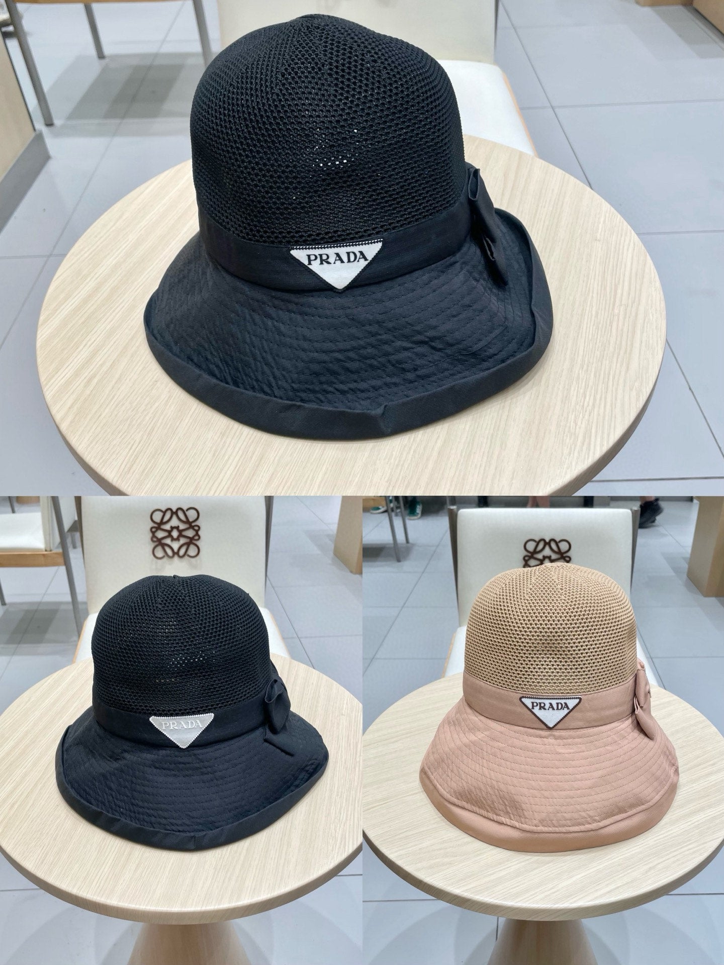 Pre-Owned Prada Knit Fabric Bucket Hat