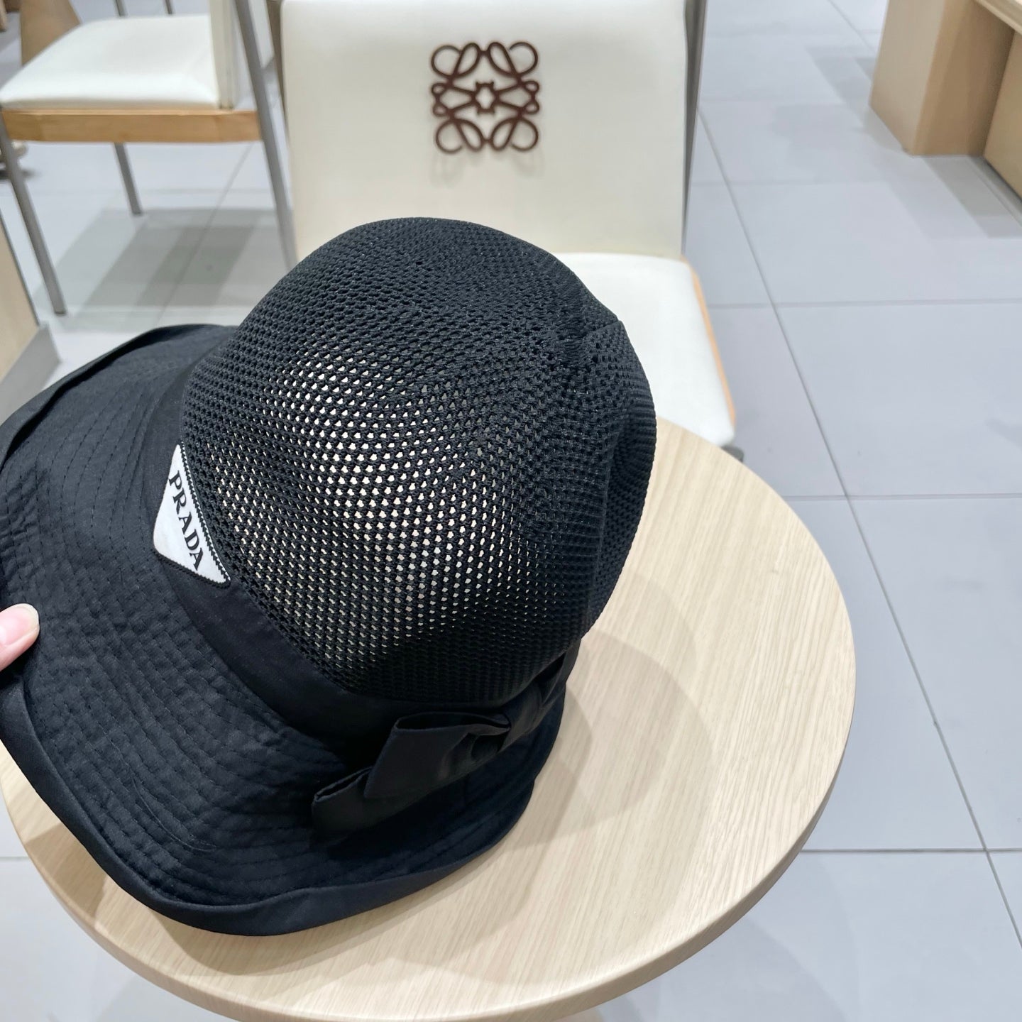 Pre-Owned Prada Knit Fabric Bucket Hat