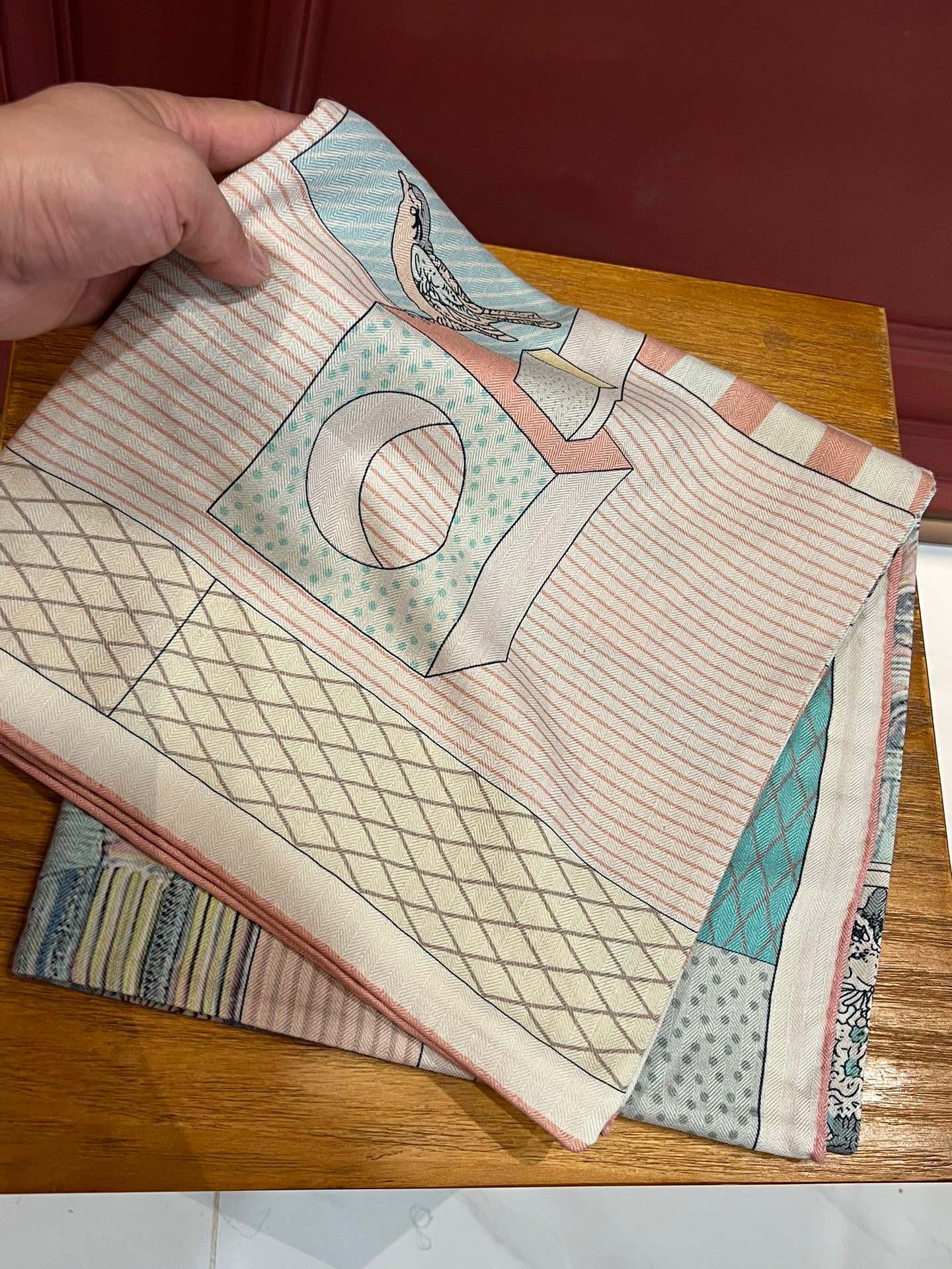 Pre-Owned Hermès Double-Sided Silk Scarf 140×140cm