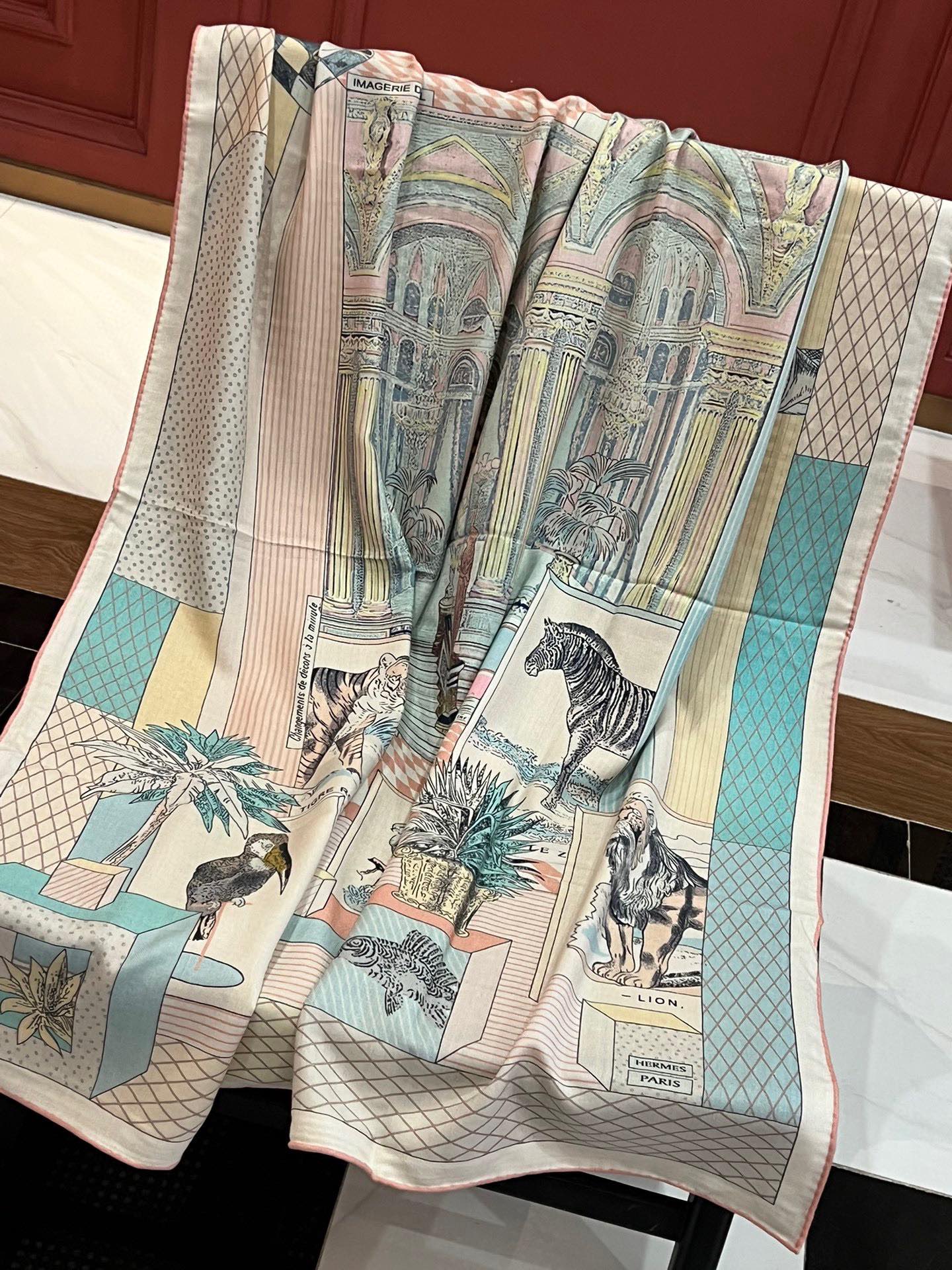 Pre-Owned Hermès Double-Sided Silk Scarf 140×140cm
