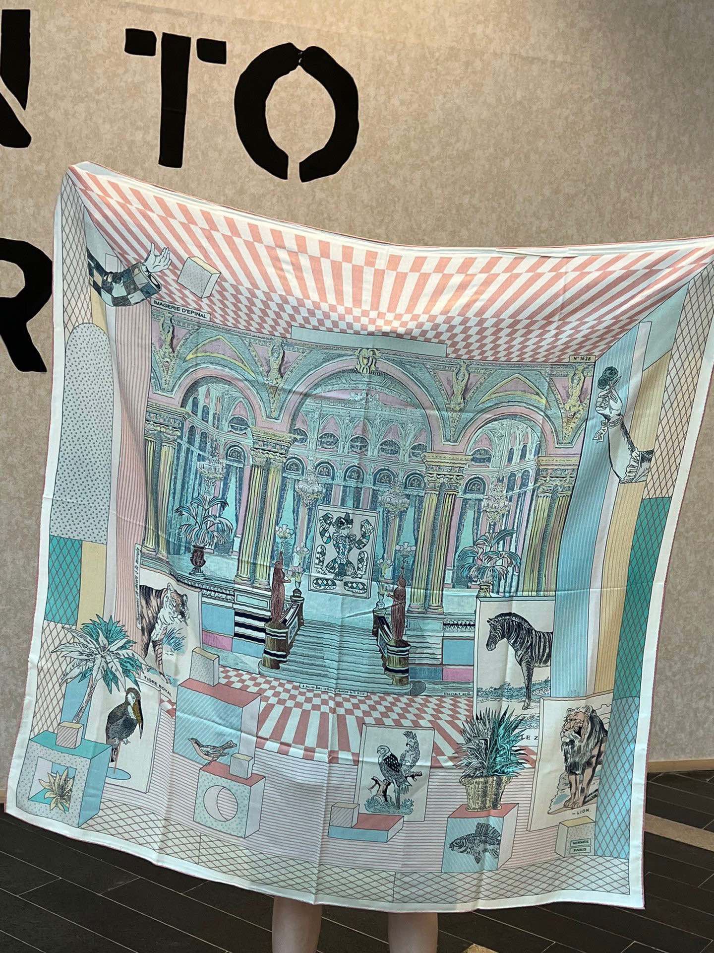 Pre-Owned Hermès Double-Sided Silk Scarf 140×140cm