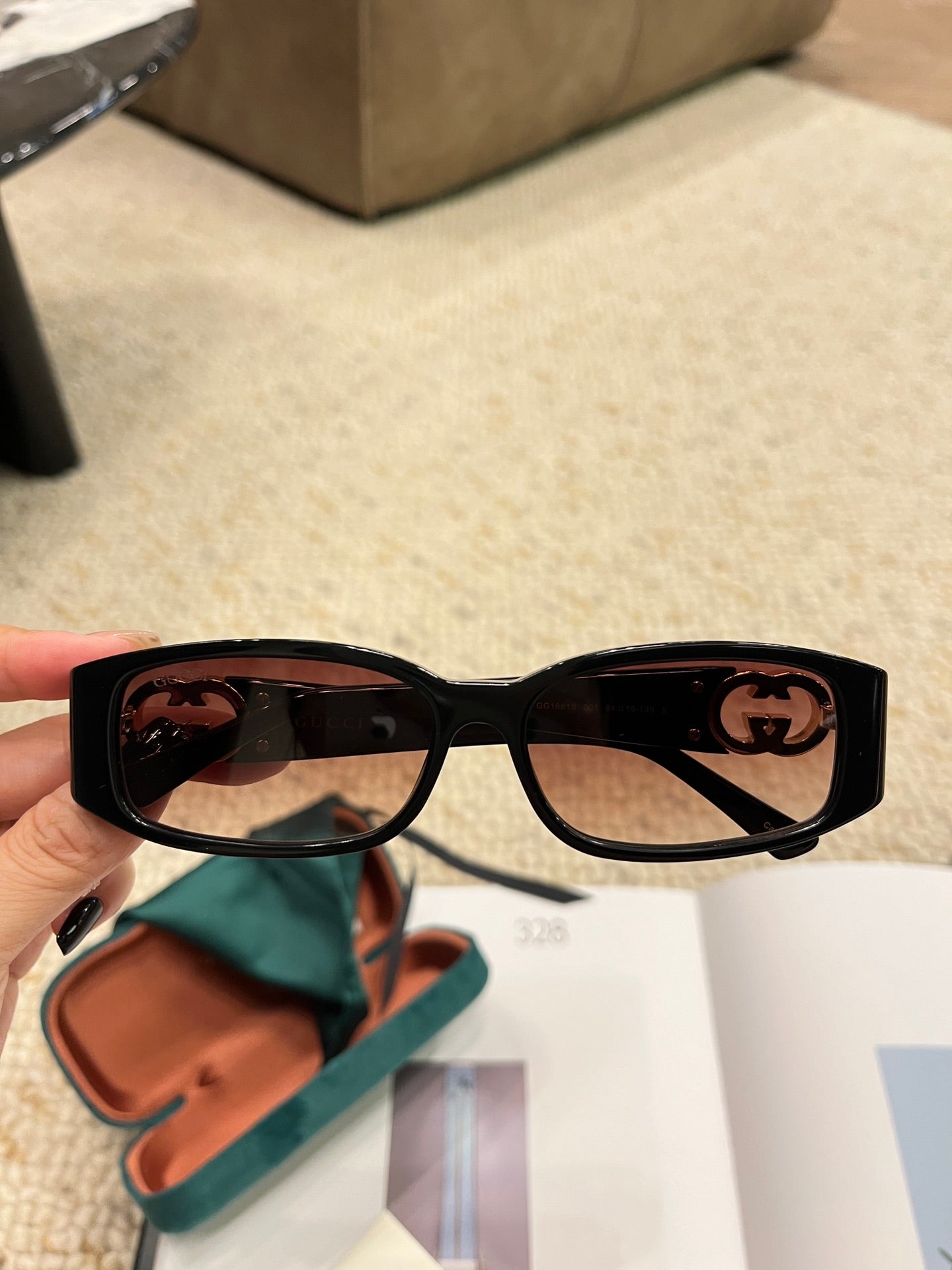 Gucci GG1661S Oversized Square Sunglasses | Pre-Loved Statement
