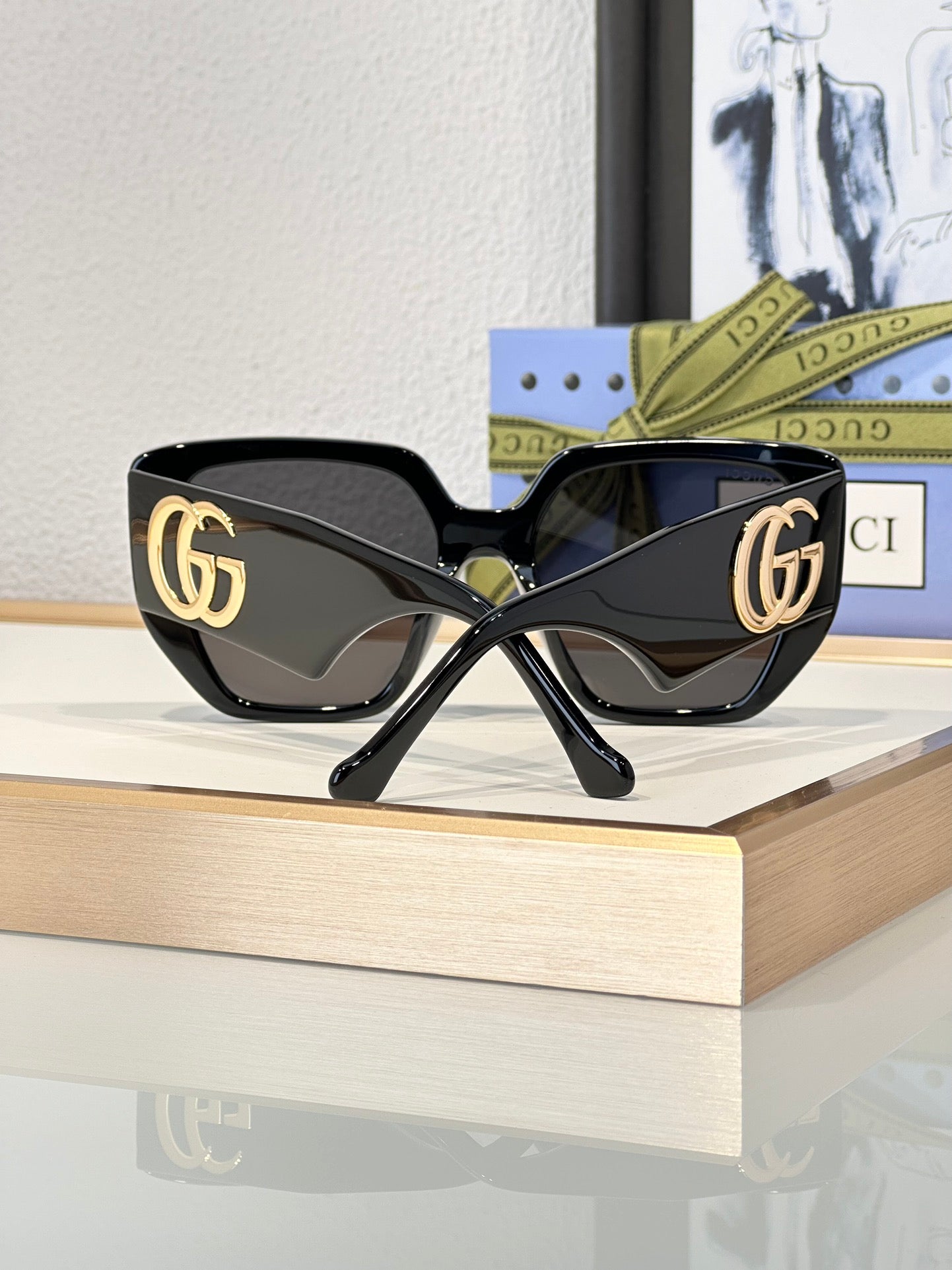 Gucci GG0956S Square Sunglasses | Pre-Loved Geometric Statement