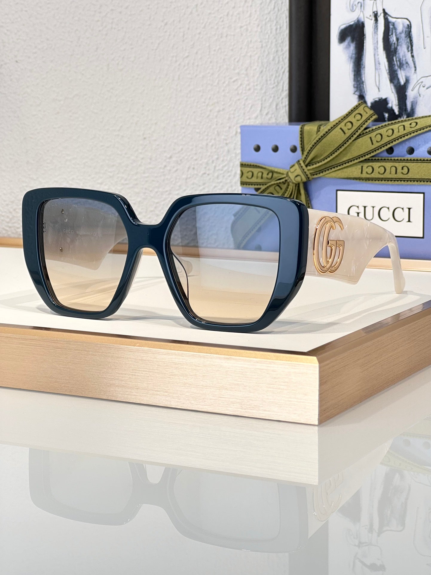 Gucci GG0956S Square Sunglasses | Pre-Loved Geometric Statement