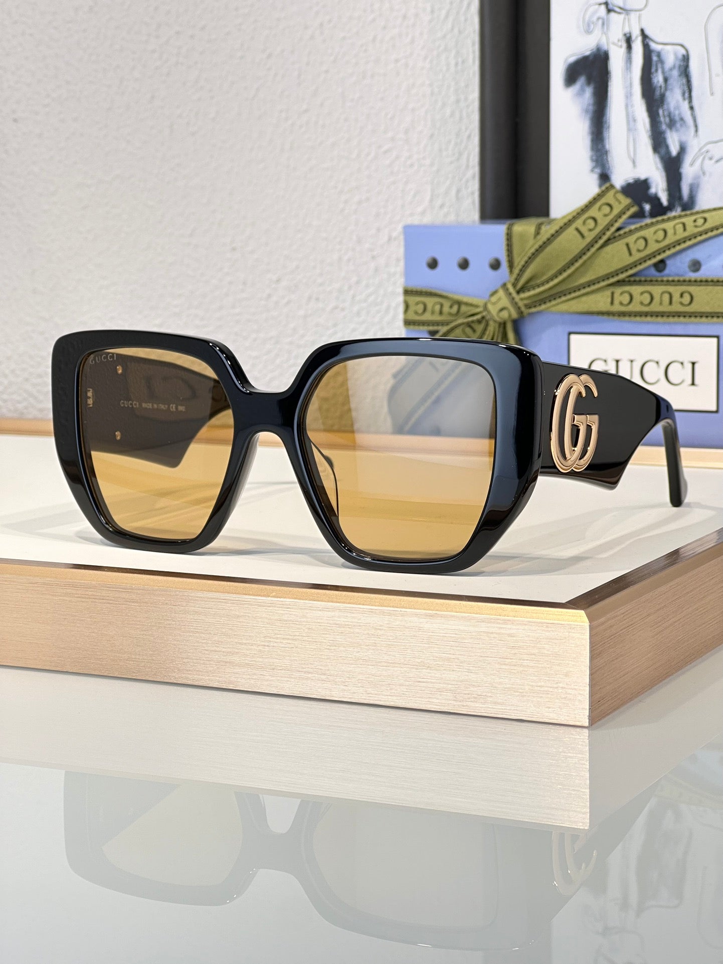 Gucci GG0956S Square Sunglasses | Pre-Loved Geometric Statement