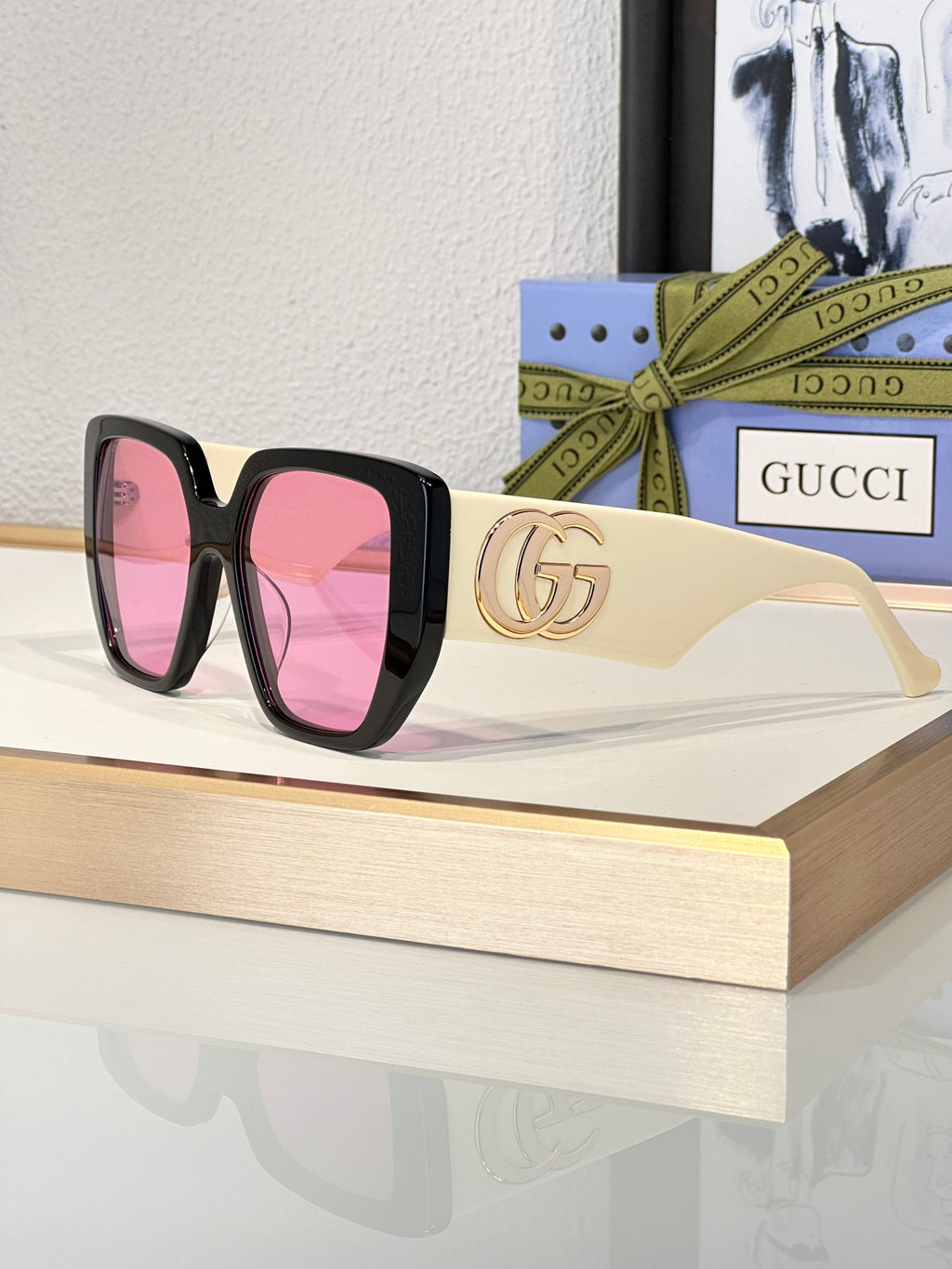 Gucci GG0956S Square Sunglasses | Pre-Loved Geometric Statement