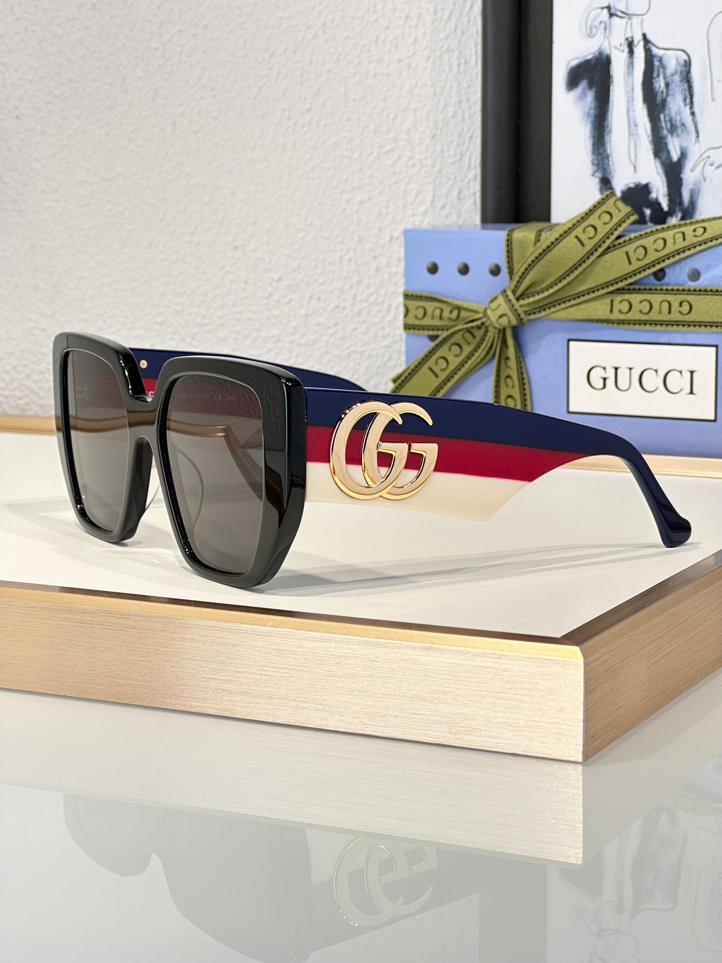 Gucci GG0956S Square Sunglasses | Pre-Loved Geometric Statement