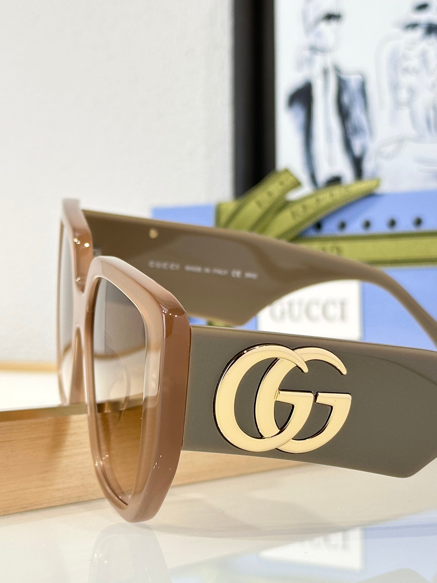 Gucci GG0956S Square Sunglasses | Pre-Loved Geometric Statement